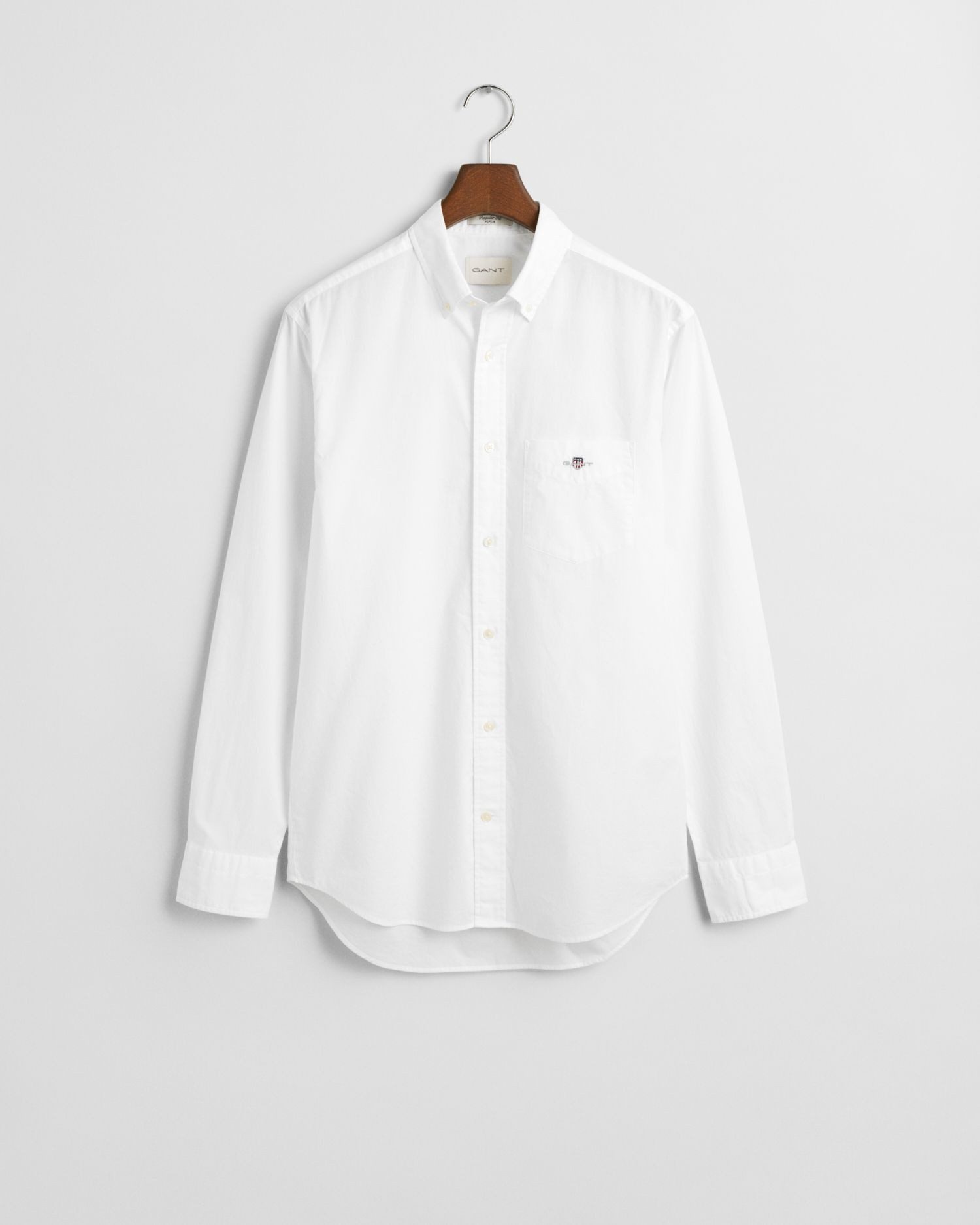 Gant Casual Hemd Poplin Navy - Größe M günstig online kaufen
