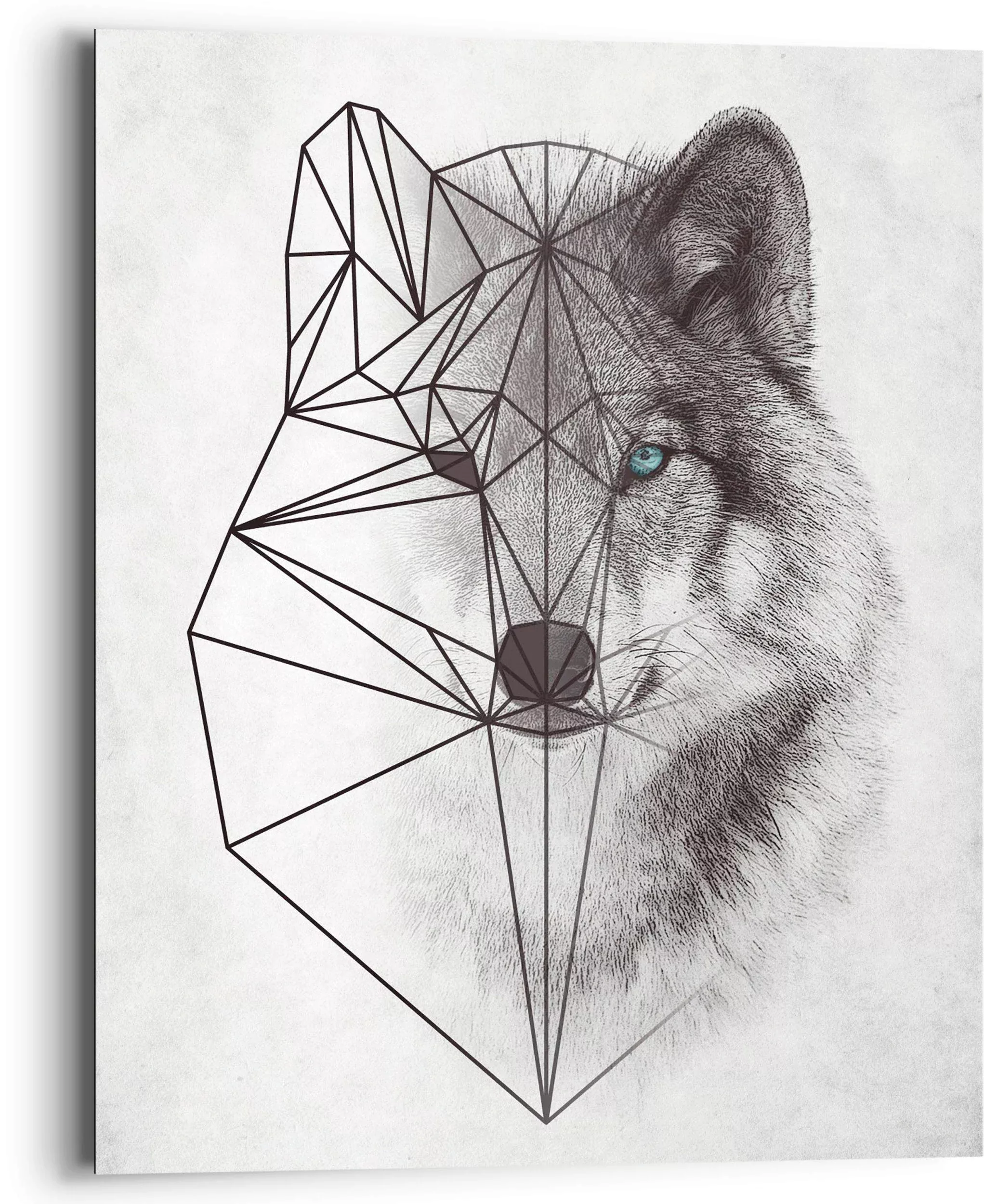 Reinders Holzbild "Polygonic Wolf", (1 St.) günstig online kaufen