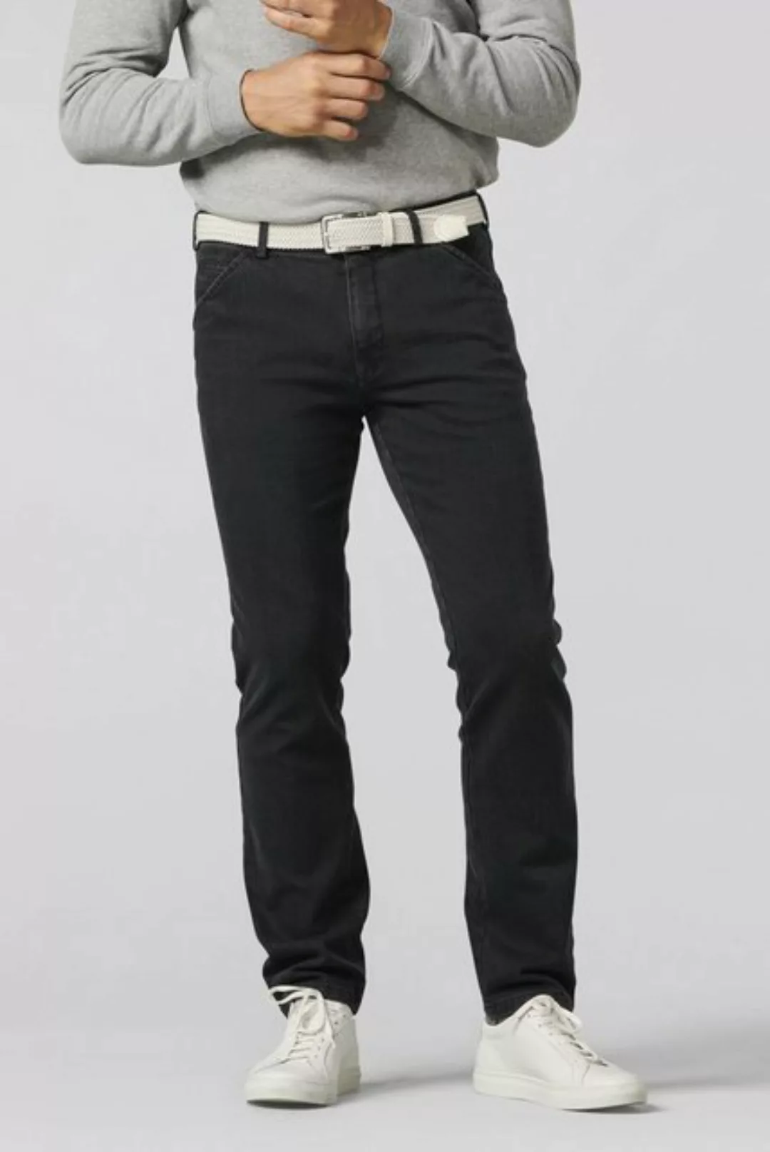 MEYER 5-Pocket-Jeans Super Strech Cotton Wool Denimchino (1-tlg) günstig online kaufen