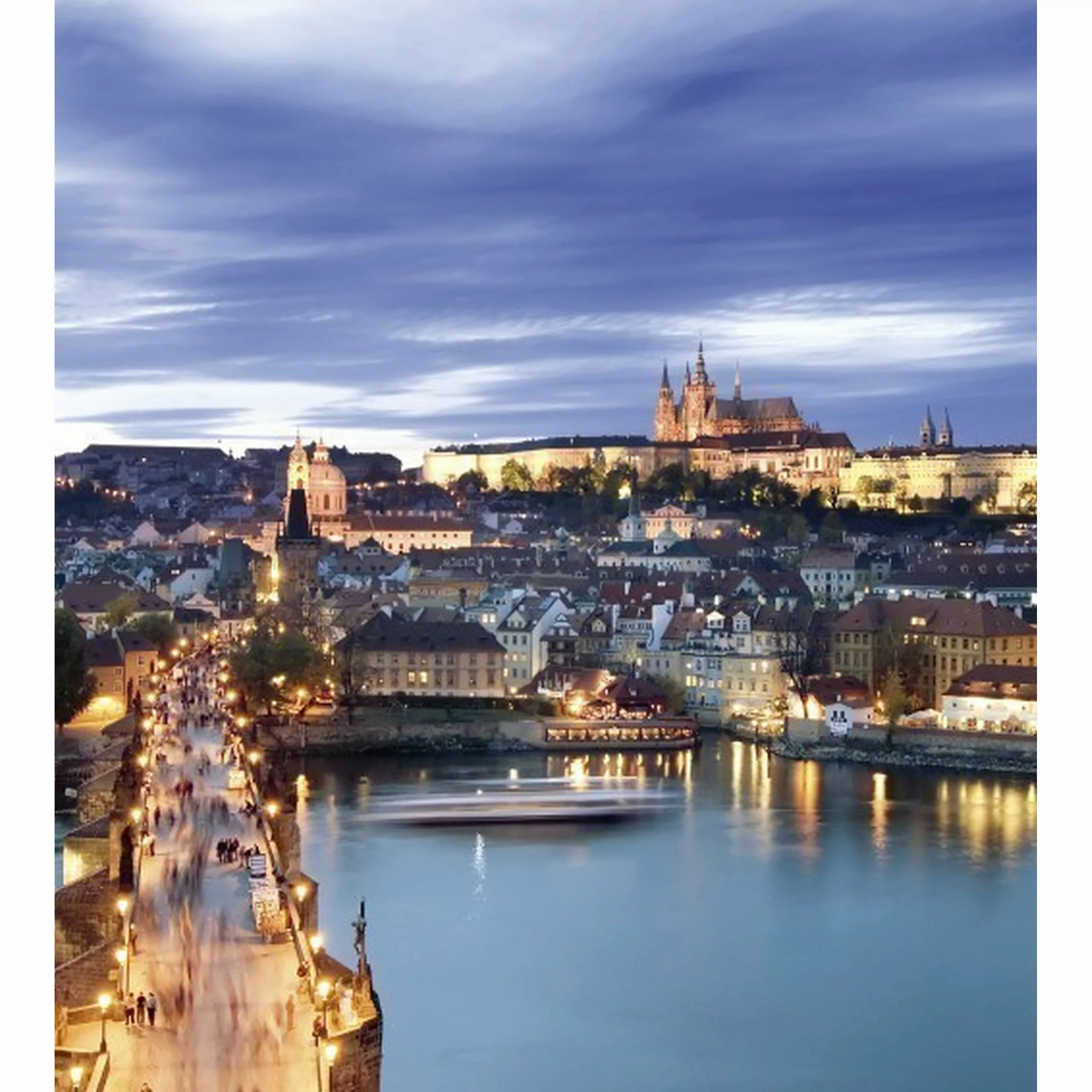 Fototapete PRAGUE  | MS-3-0031 | Blau | Digitaldruck auf Vliesträger günstig online kaufen