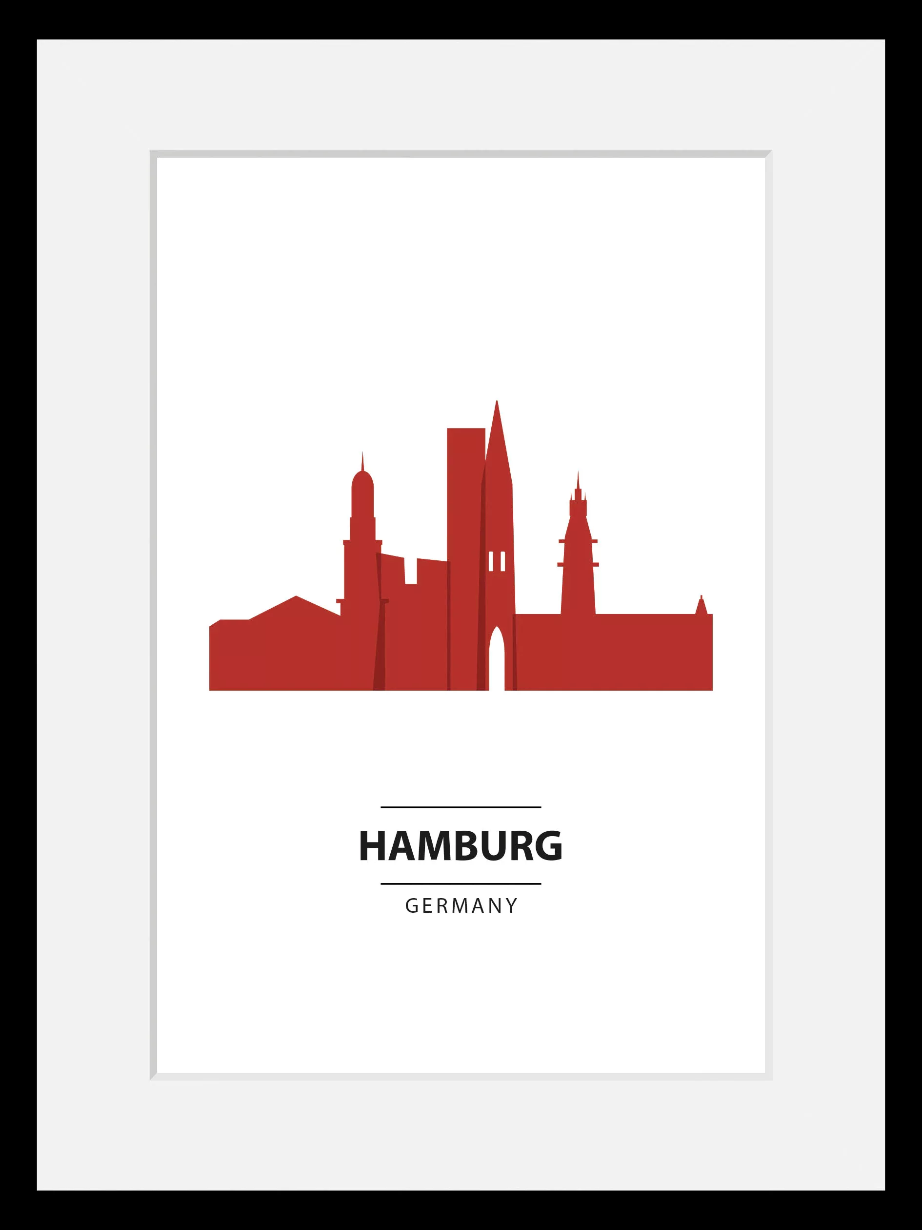 queence Bild »Hamburg Color Splash«, Städte, (1 St.) günstig online kaufen