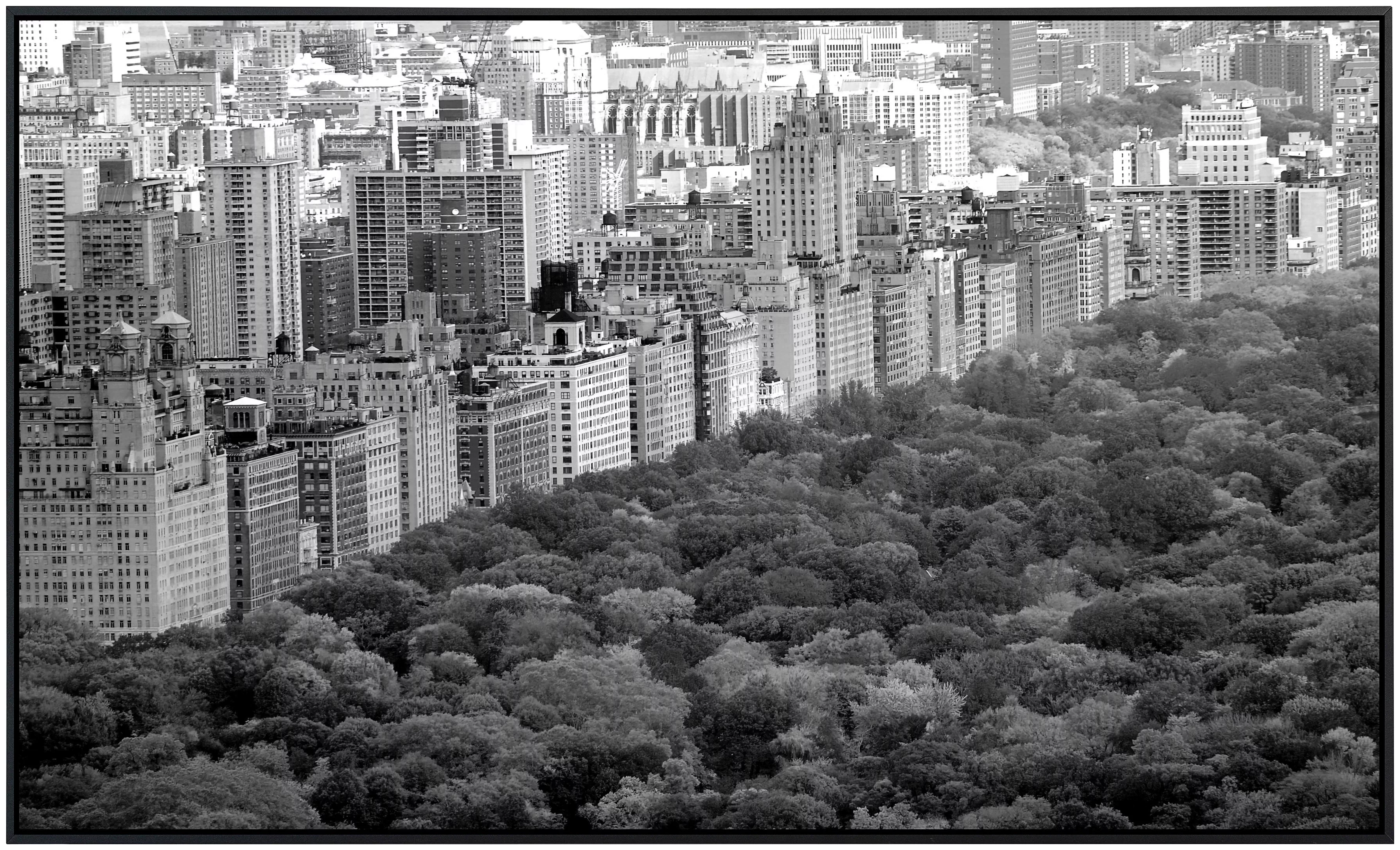 Papermoon Infrarotheizung »Central Park Schwarz & Weiß«, sehr angenehme Str günstig online kaufen