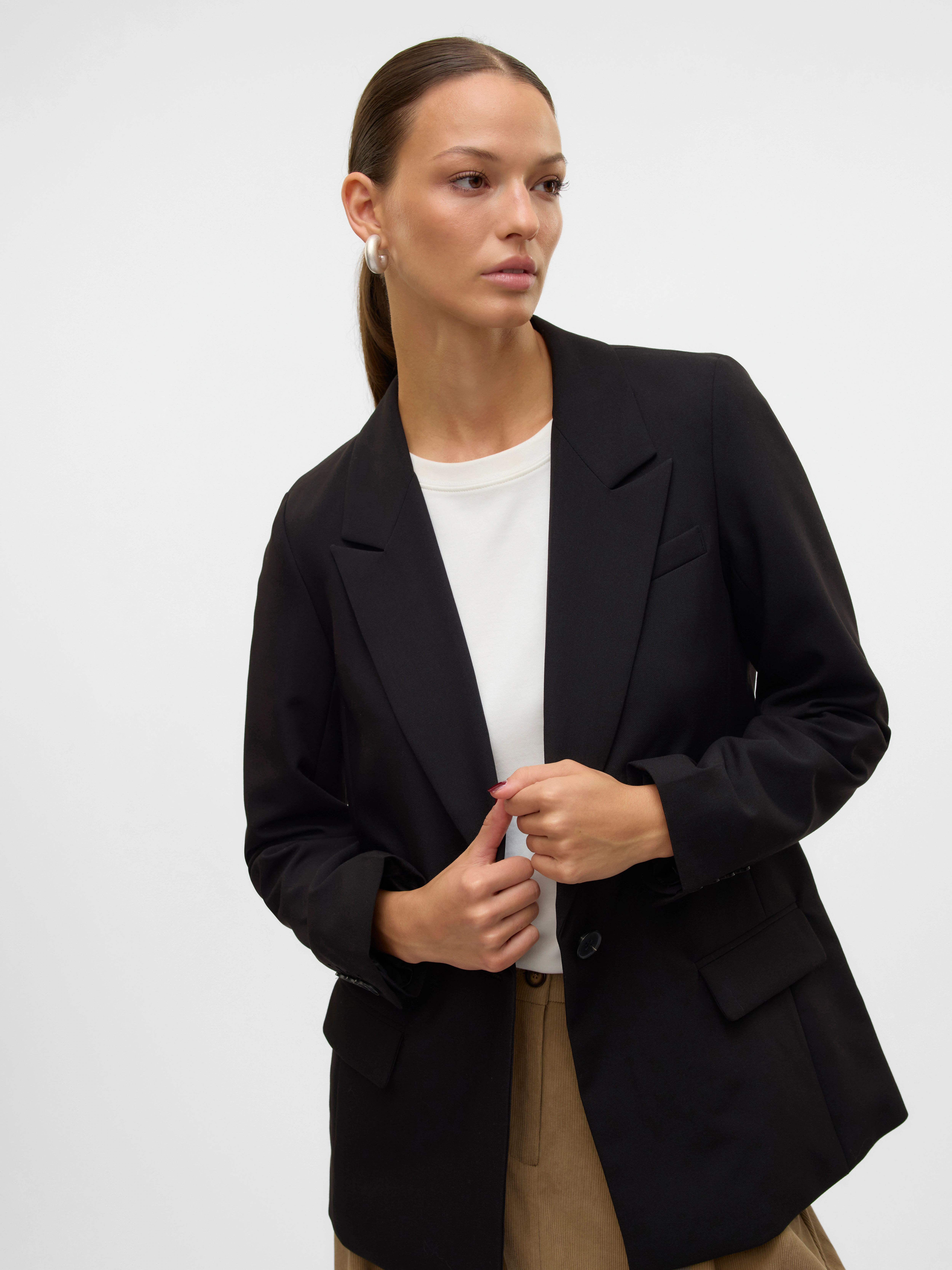 Vero Moda Longblazer "VMCLAIR LS REGULAR BLAZER NOOS" günstig online kaufen