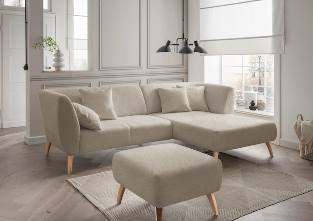 INOSIGN Ecksofa »Colori Polstermöbel mit zeitlos eleganter Rückenführung. L günstig online kaufen