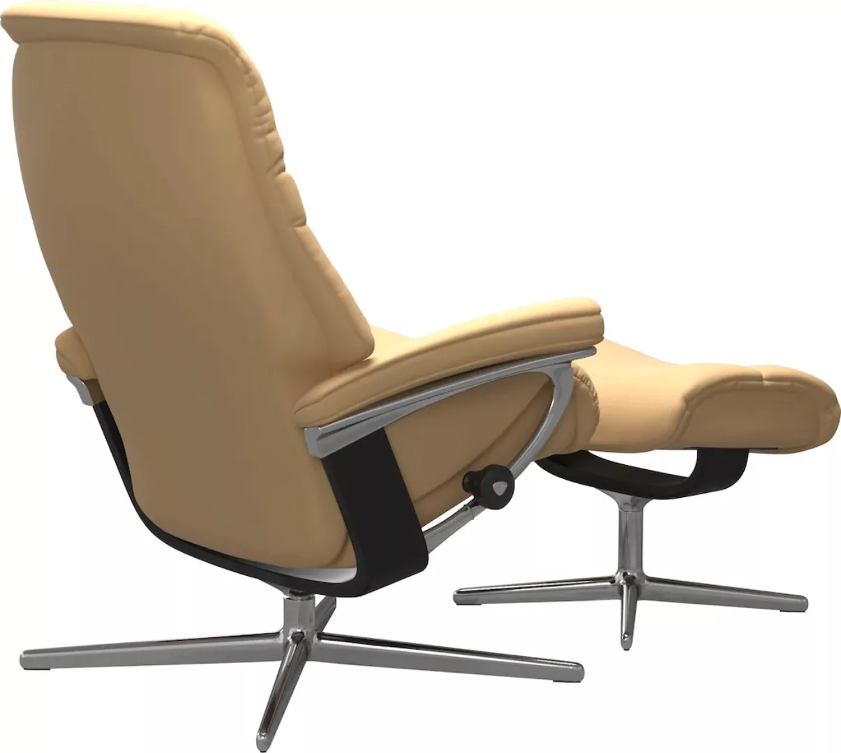 Stressless Fußhocker "Sunrise", mit Cross Base, Größe S, M & L, Holzakzent günstig online kaufen