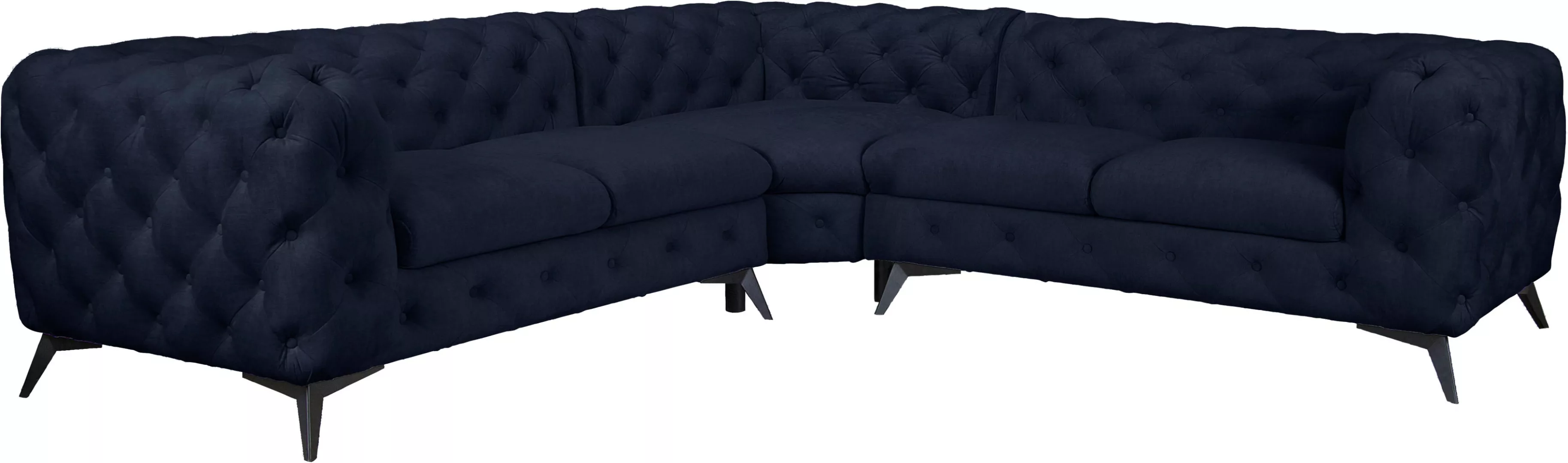 Leonique Chesterfield-Sofa "Glynis L-Form" günstig online kaufen