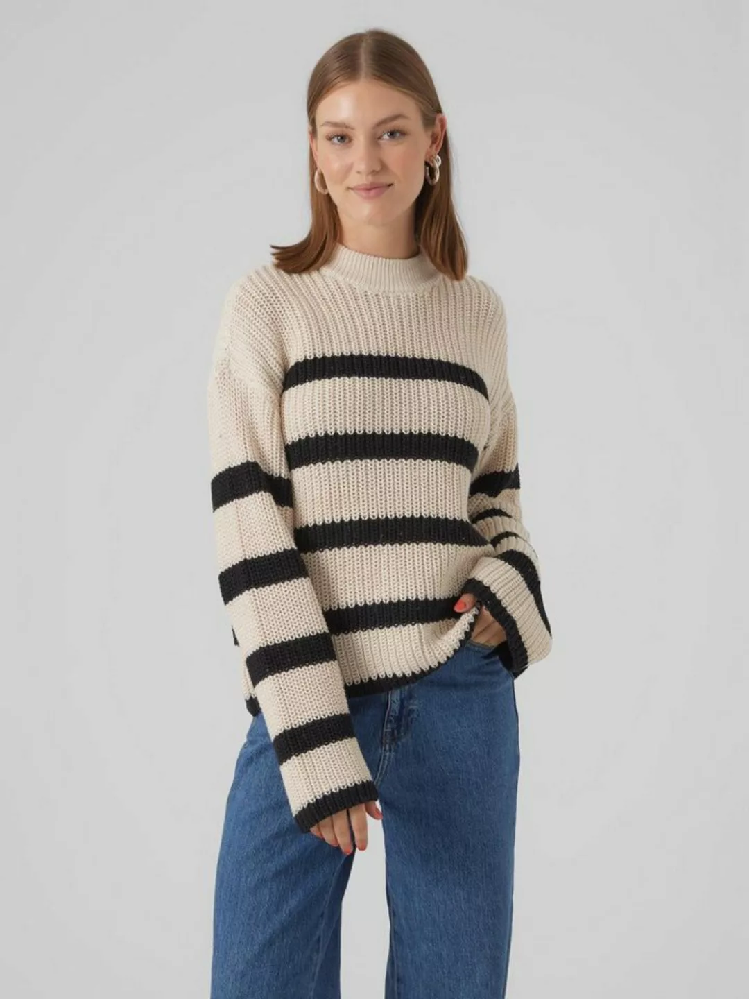 Vero Moda Strickpullover VMHILDA LS HIGHNECK PULLOVER GA NOOS günstig online kaufen