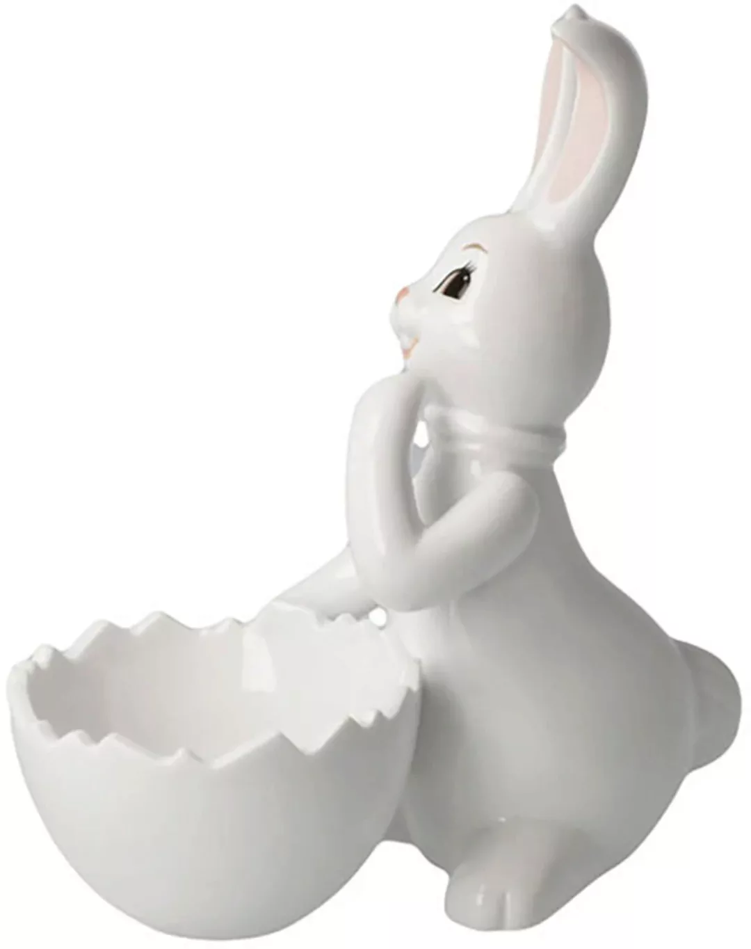 Goebel Osterhase "Figur Hase mit Schale Snow White - Cute Girl", Osterfigur günstig online kaufen