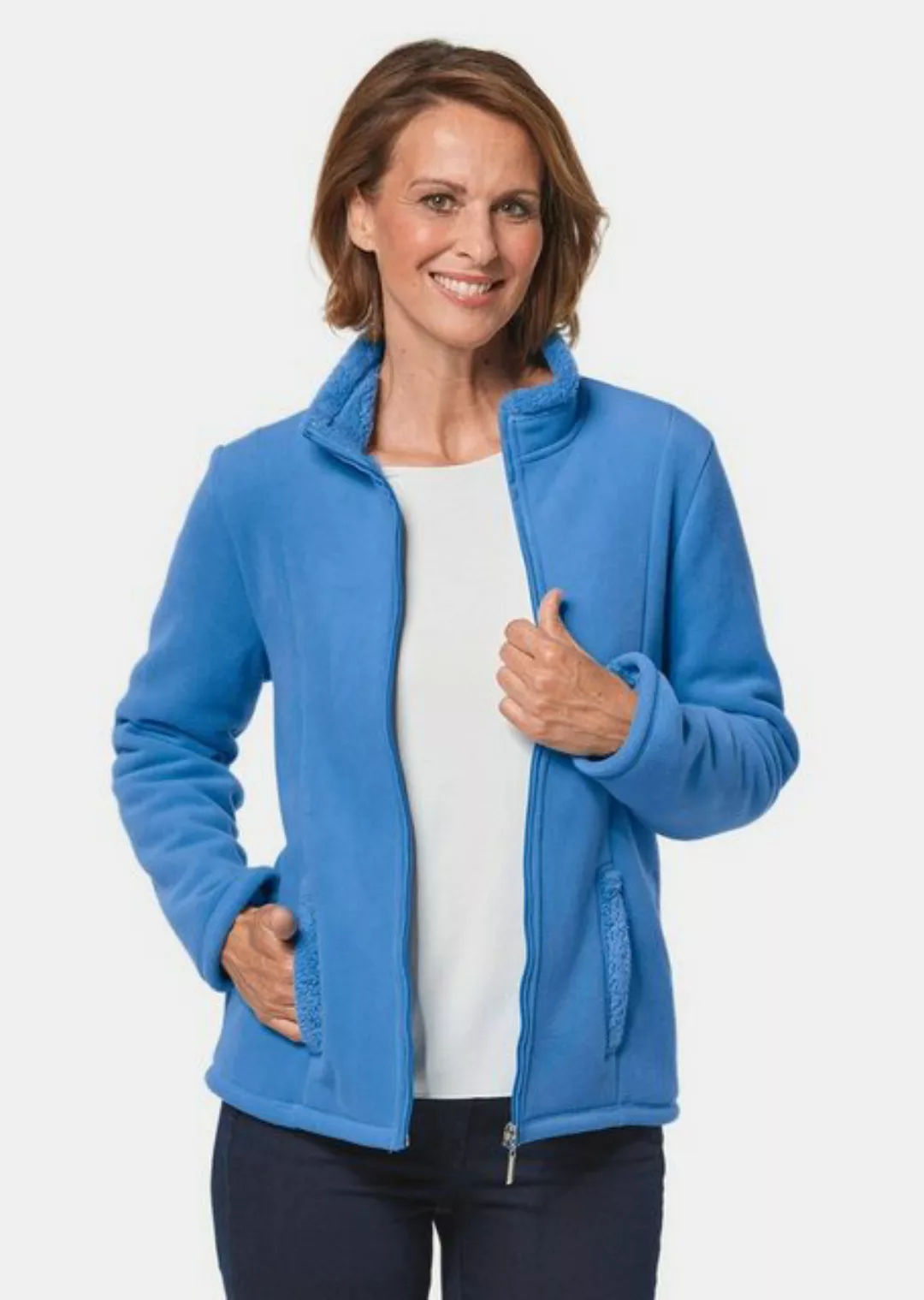 GOLDNER Fleecejacke Kurzgröße: Kuschelweiche Fleece-Jacke günstig online kaufen