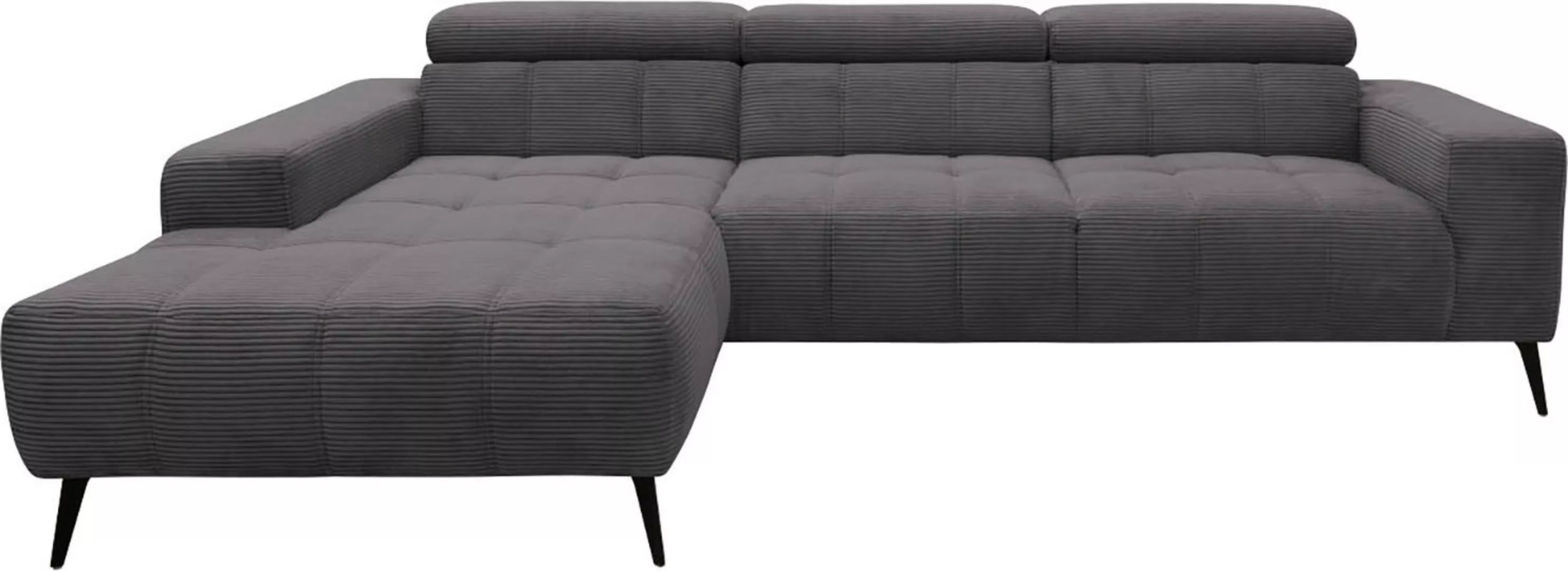 DOMO collection Ecksofa "Trento L-Form, mit Kufenfuß oder Einzelfuß", wahlw günstig online kaufen