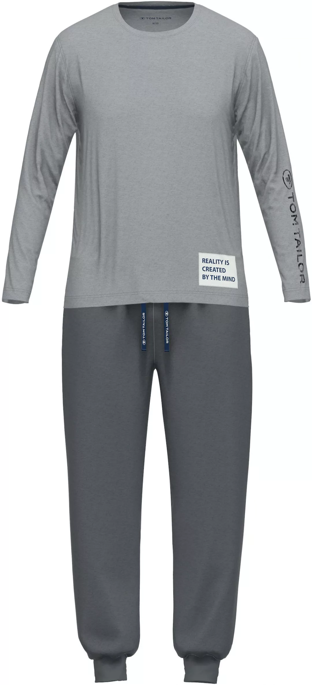 TOM TAILOR Pyjama, mit Aufdruck günstig online kaufen