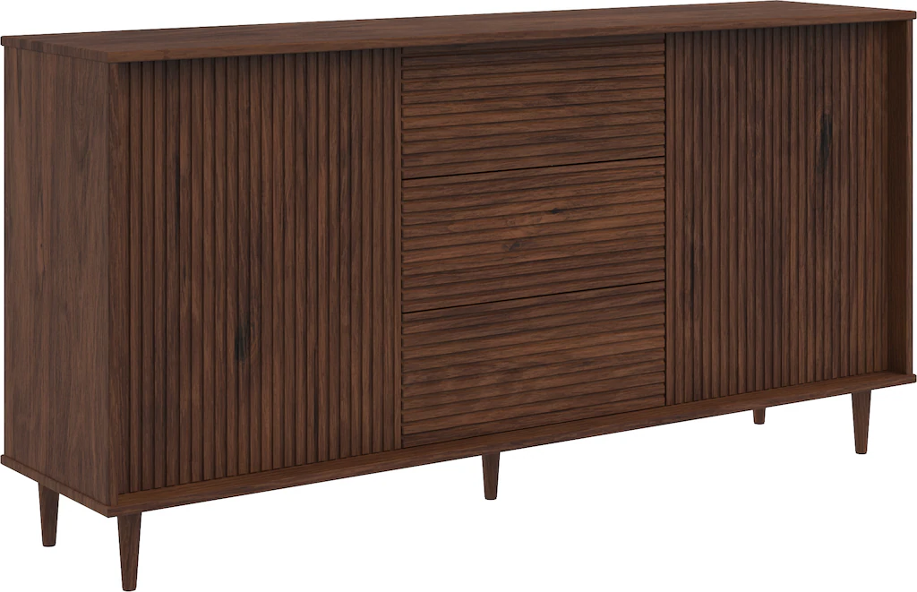 INOSIGN Sideboard "Malmedy Front mit gefrästen Rillen", Kommode aus massive günstig online kaufen