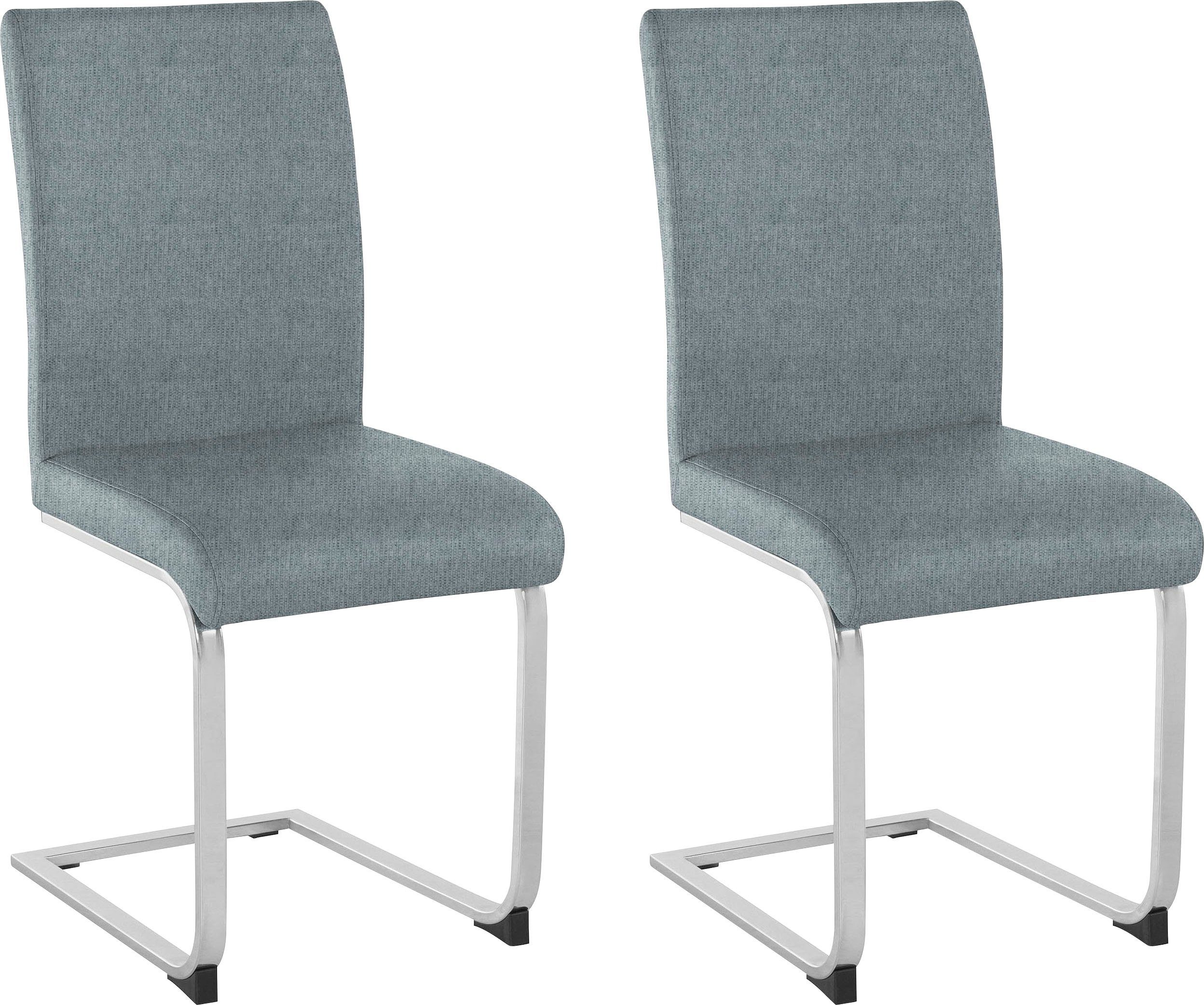 Home affaire Freischwinger "Charissa", (Set), 2 St., Strukturstoff, Bezug i günstig online kaufen
