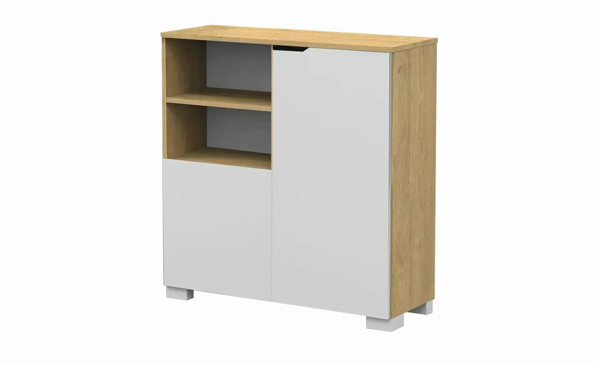 Regal  Uni Oak ¦ holzfarben ¦ Maße (cm): B: 100 H: 104,4 Regale > Standrega günstig online kaufen