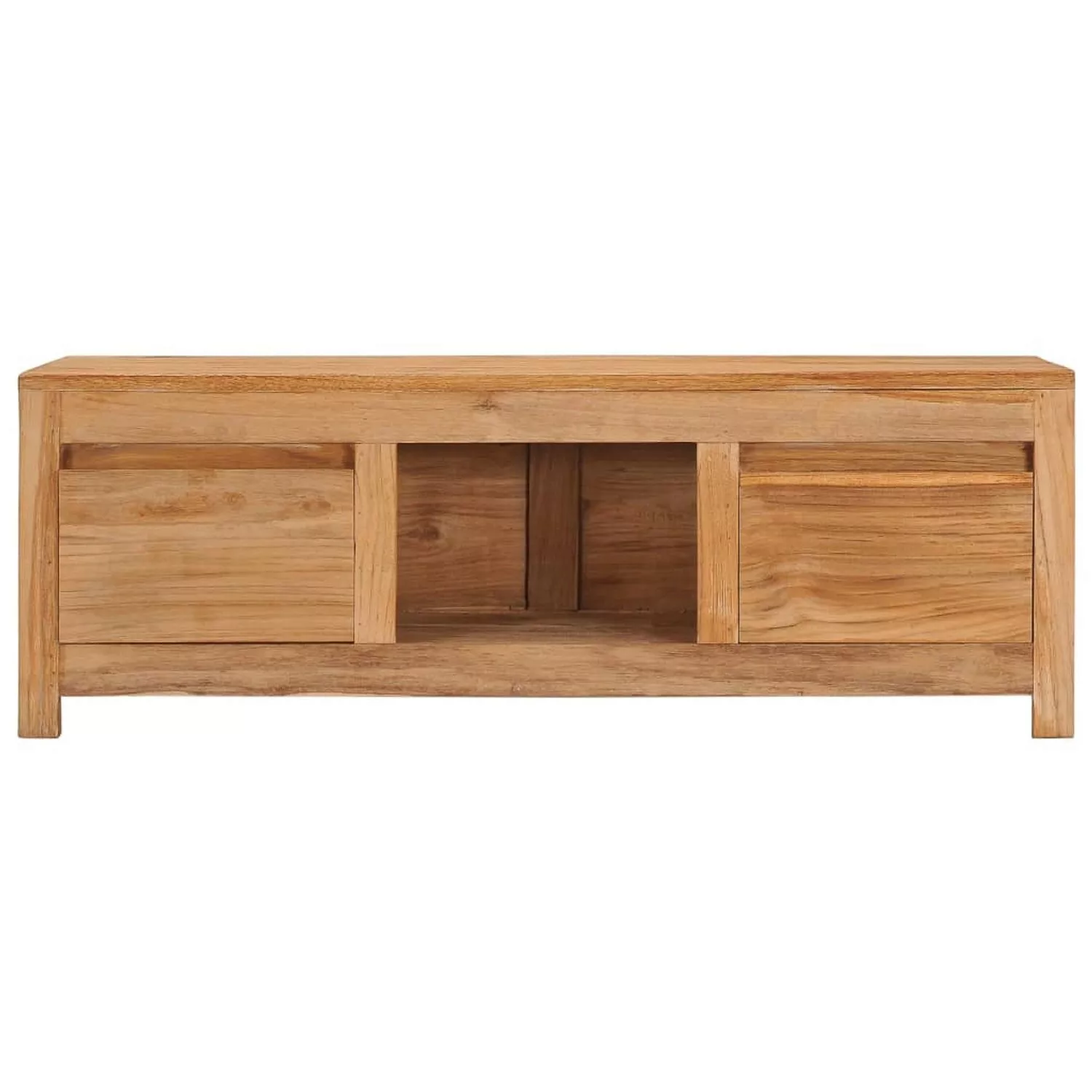 Tv-schrank 100×30×35 Cm Massivholz Teak günstig online kaufen