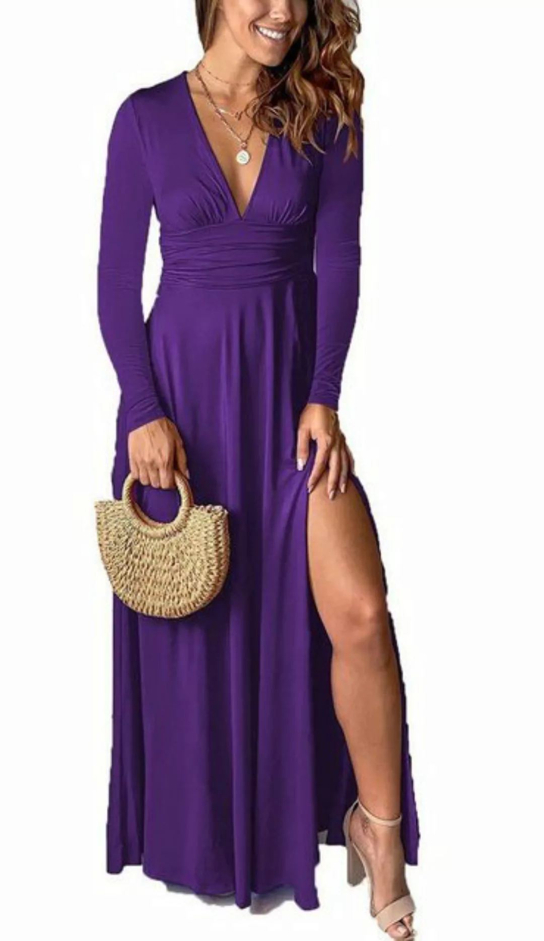 AFAZ New Trading UG Sommerkleid Damenkleid Abendkleid Hoher Taille Partykle günstig online kaufen