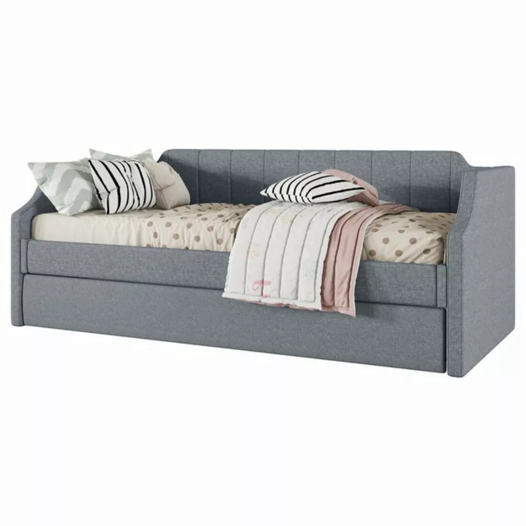 REDOM Schlafsofa 90 x 200(190) cm Bett Einzelbett ausziehhare Liegeffäche G günstig online kaufen