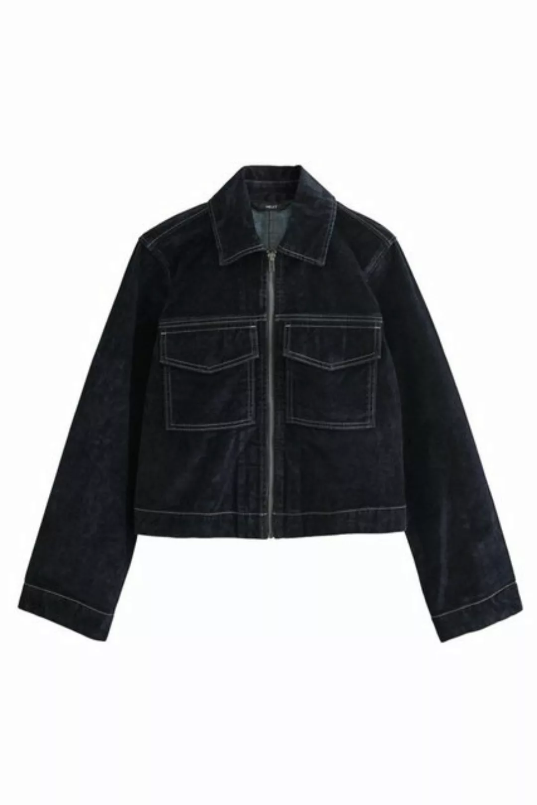 Next Jeansjacke Adrette Denim-Jacke mit Reißverschluss (1-St) günstig online kaufen