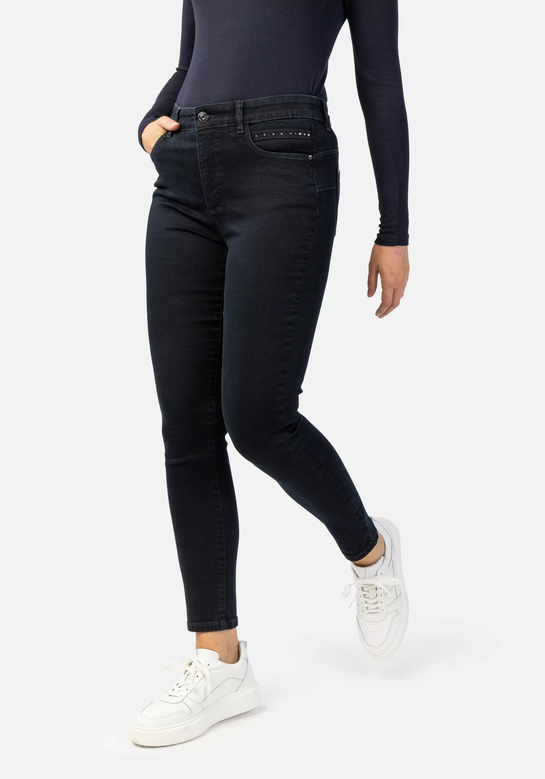 STOOKER WOMEN 5-Pocket-Jeans "Rio Denim Studs Skinny Fit", Skinny Fit Casua günstig online kaufen