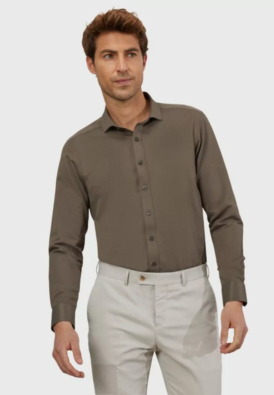 AC&Co Langarmhemd AC&CO Langarmhemd Männlich Slim Fit günstig online kaufen