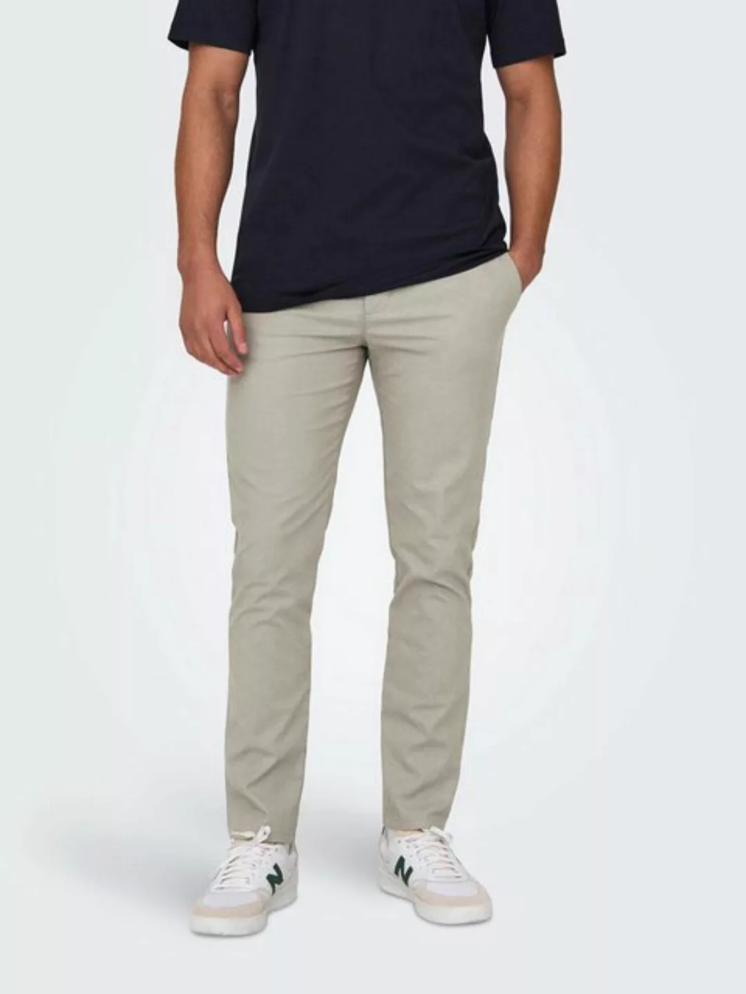 ONLY & SONS Anzughose "ONSMARK PETE SLIM DOBBY 0058 PANT NOOS" günstig online kaufen