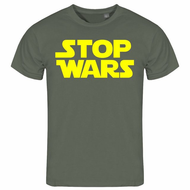 deinshirt Print-Shirt Herren T-Shirt Stop Wars Funshirt mit Motiv günstig online kaufen
