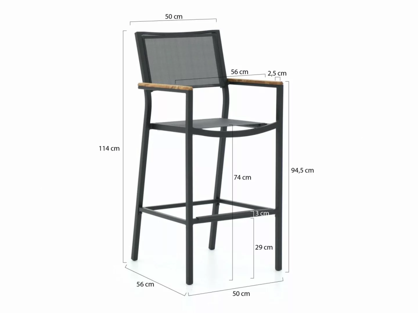 Bellagio Roma/Trecenta 150 cm Gartenbar-Set 5-teilig günstig online kaufen