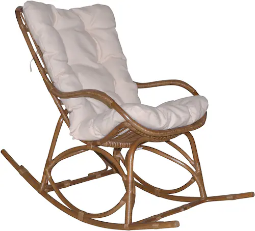 HOFMANN LIVING AND MORE Schaukelsessel, (1 St.), Handgeflochten günstig online kaufen