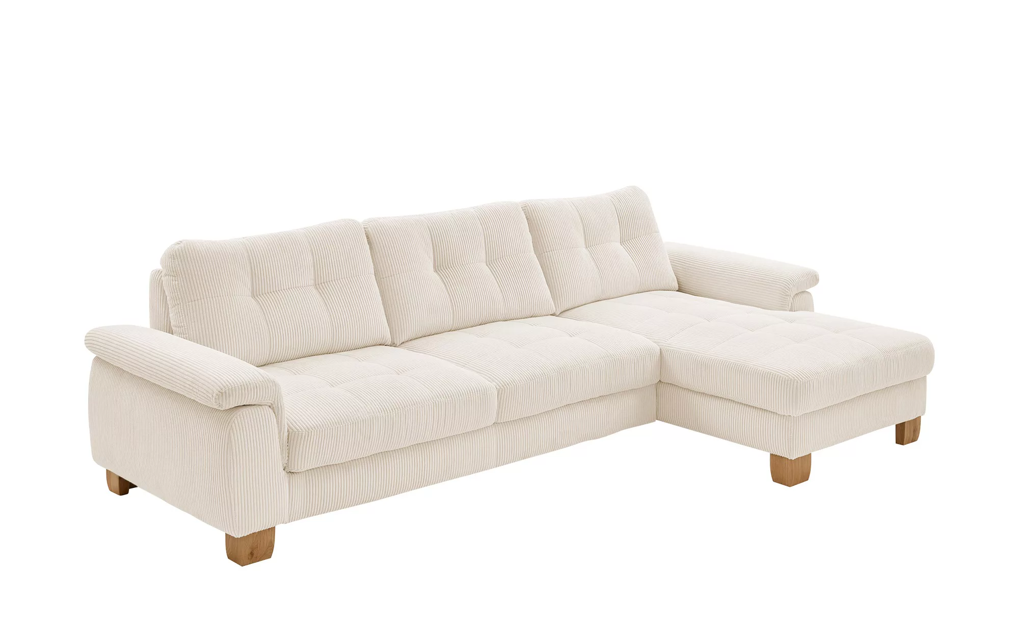 meinSofa Ecksofa  aus Cord Suna ¦ beige ¦ Maße (cm): B: 316 H: 86 T: 177 Po günstig online kaufen