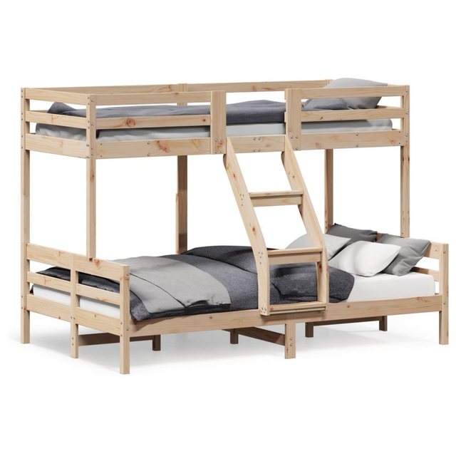 vidaXL Bett Etagenbett 90x200/120x200 cm Massivholz Kiefer günstig online kaufen