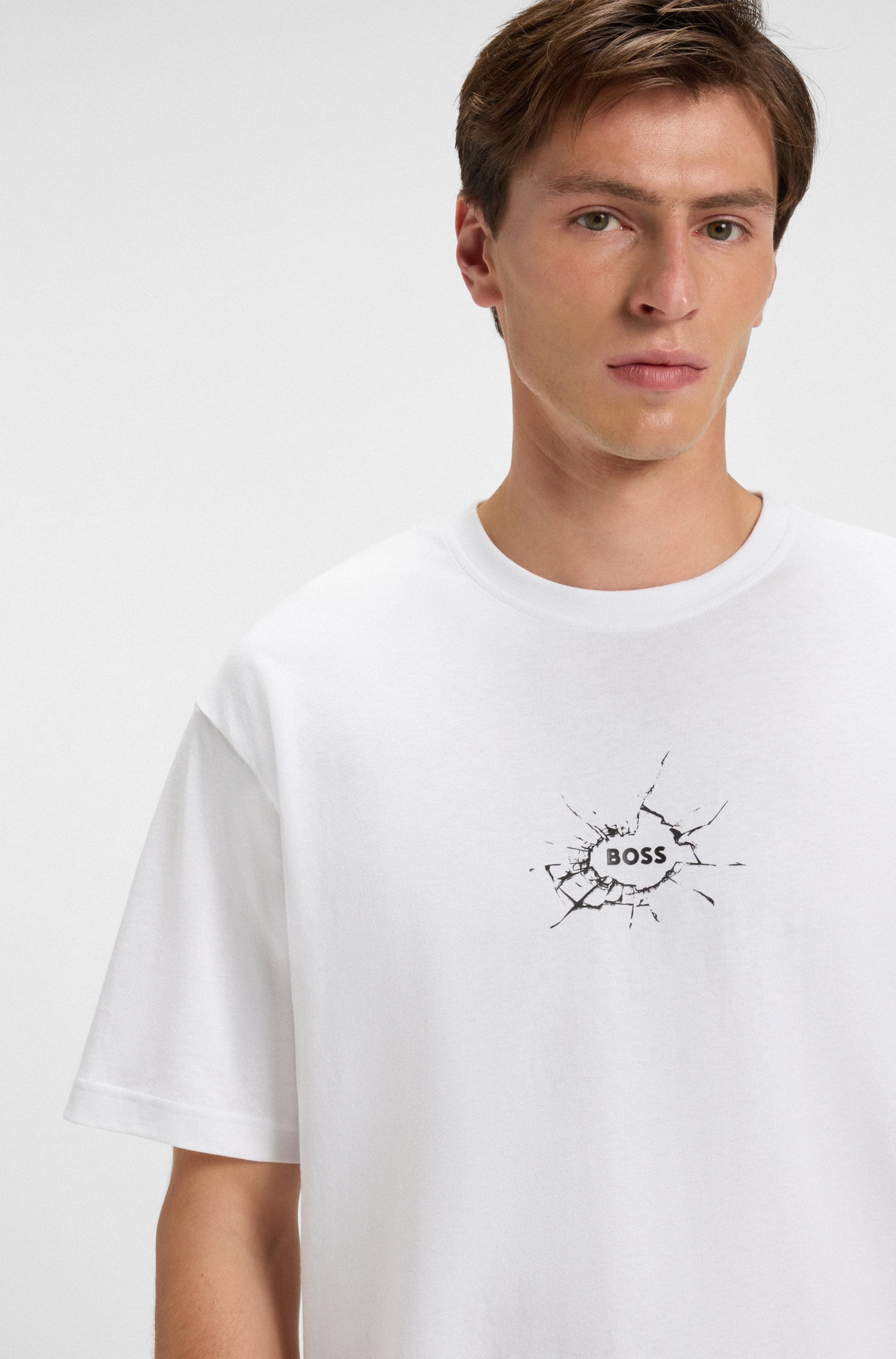 BOSS ORANGE T-Shirt "Te voyage", mit coolem Logo-Druck günstig online kaufen