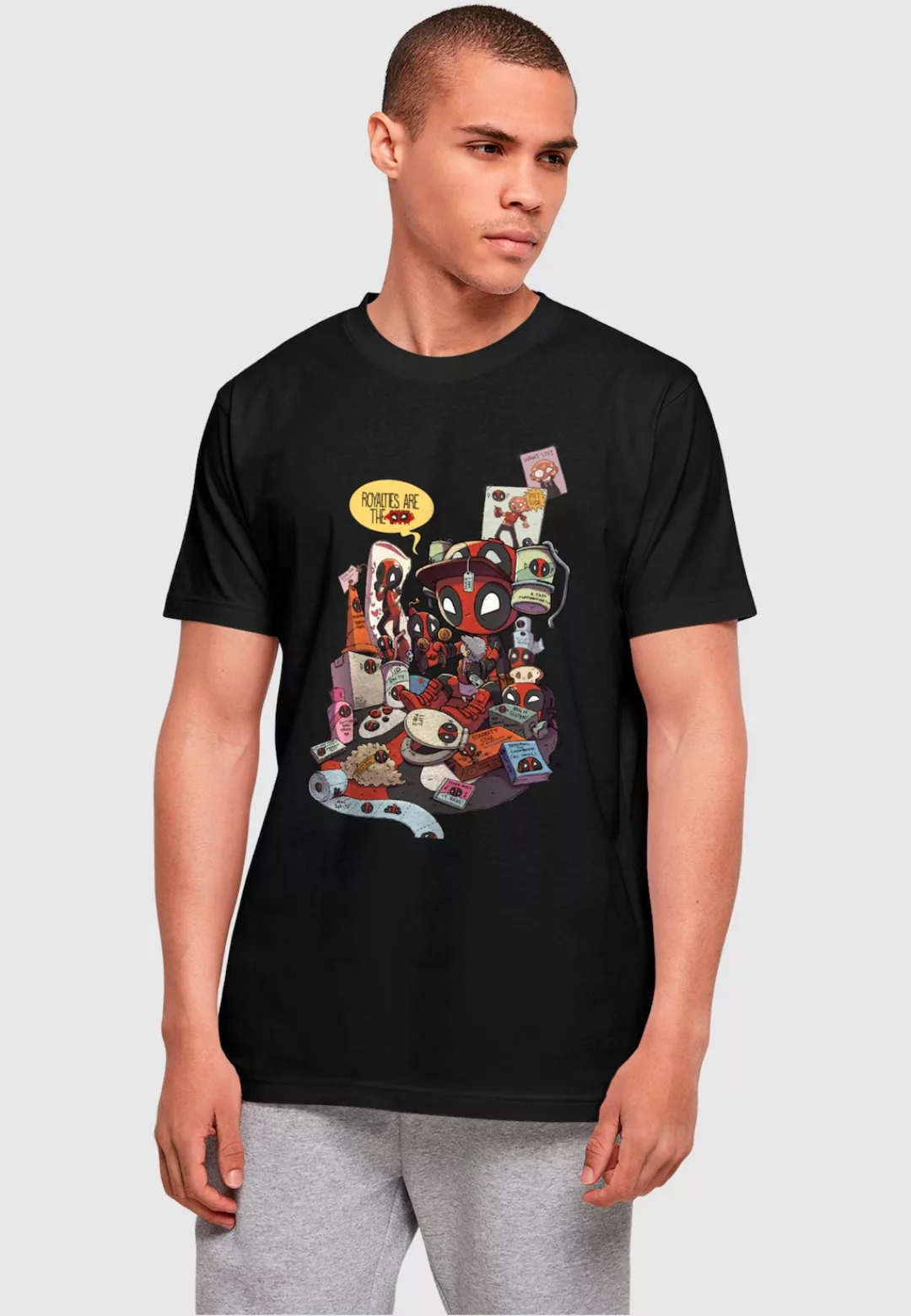 ABSOLUTE CULT T-Shirt "ABSOLUTE CULT Herren Deadpool - Merchandise Royaltie günstig online kaufen