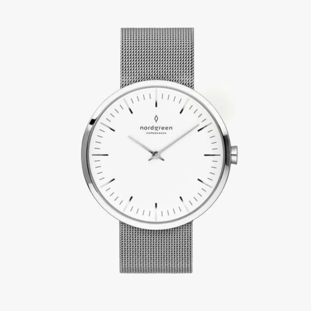 Armbanduhr Infinity Silber - Mesharmband Silber günstig online kaufen