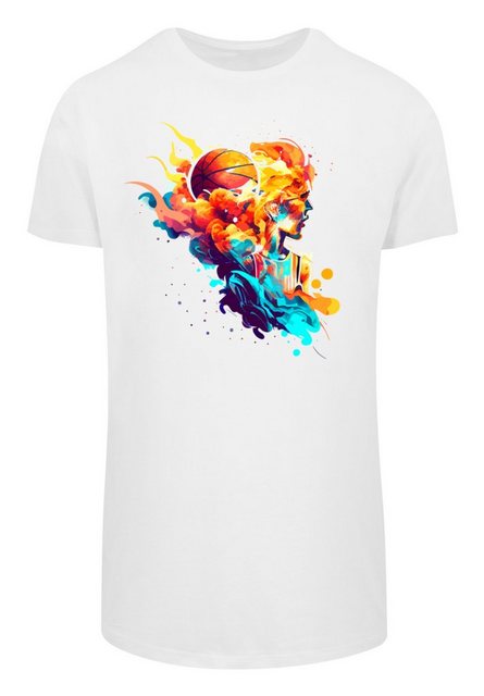 F4NT4STIC T-Shirt Basketball Sport Player LONG Print günstig online kaufen