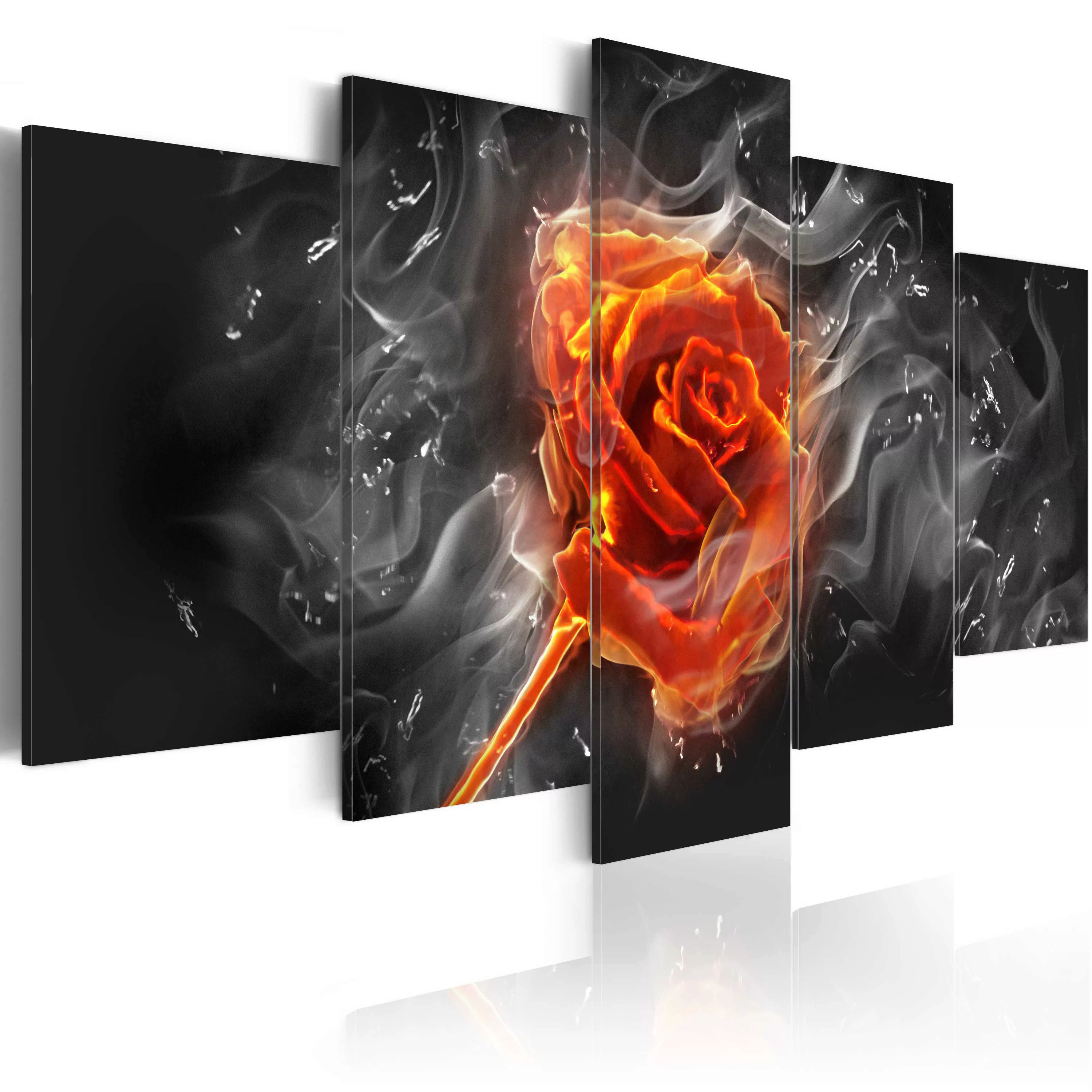 Wandbild - Fiery Rose günstig online kaufen
