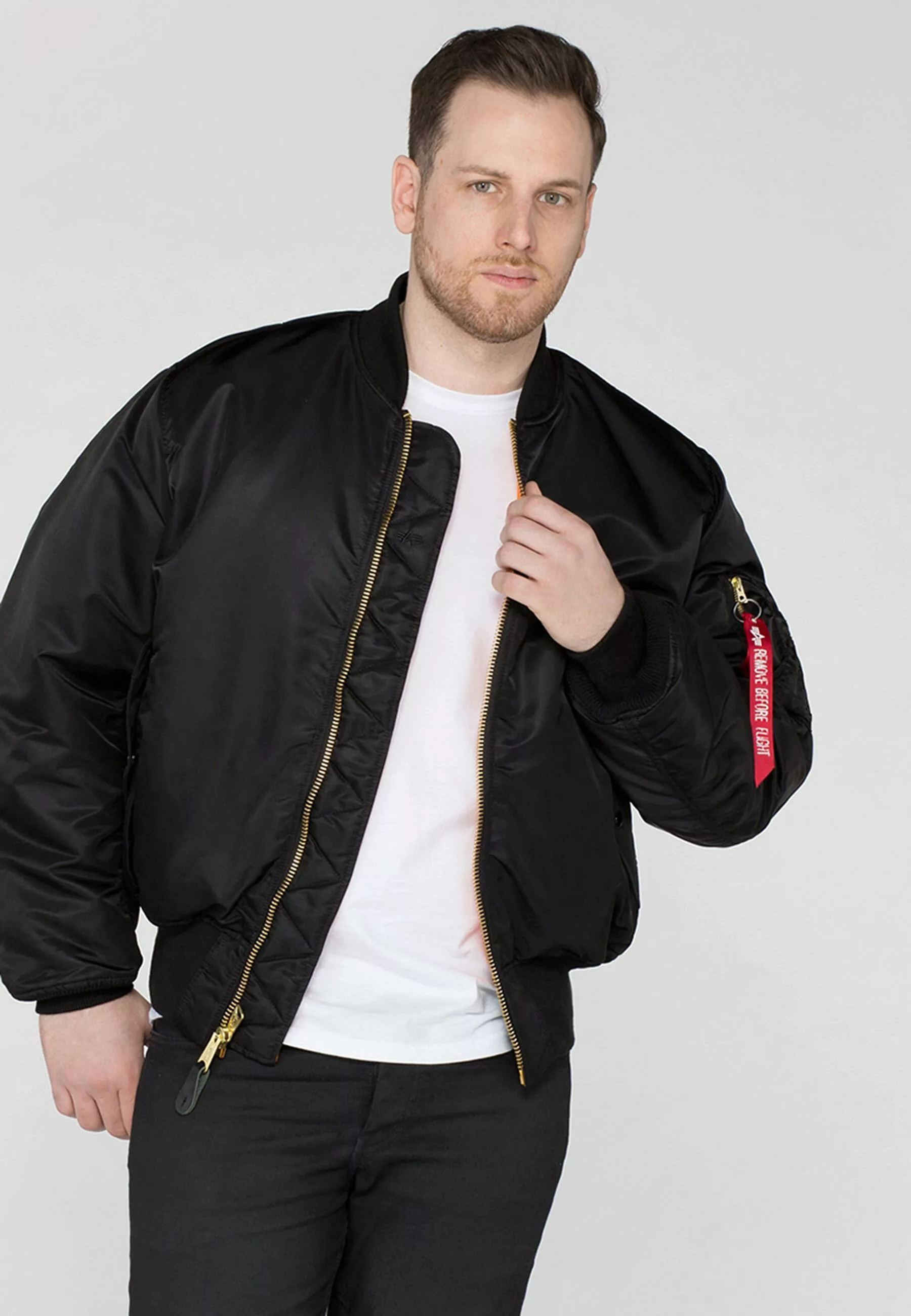 Alpha Industries Bomberjacke "ALPHA INDUSTRIES Men - Bomber Jackets MA-1 (H günstig online kaufen