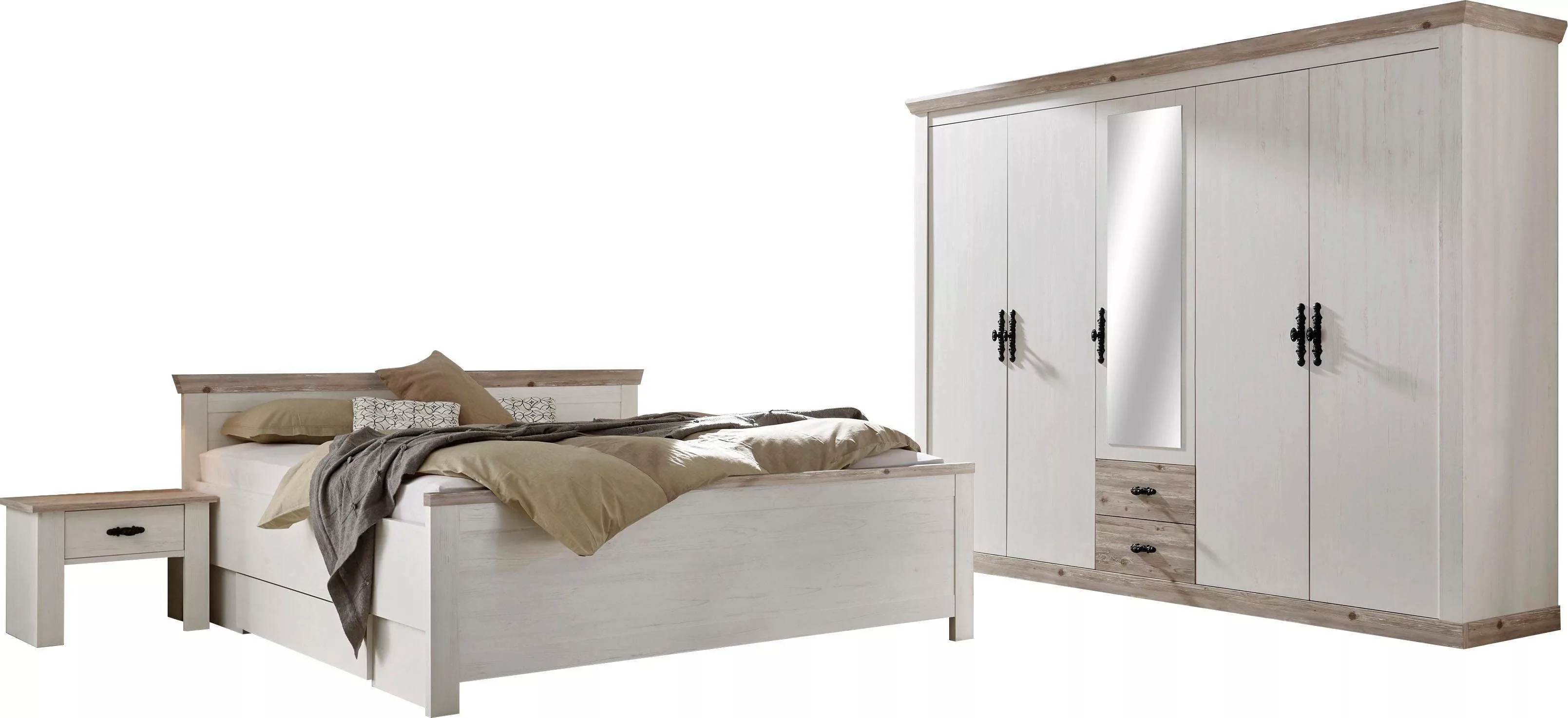 Home affaire Schlafzimmer-Set "Florenz", in 3 verschiedenen Ausführungen günstig online kaufen