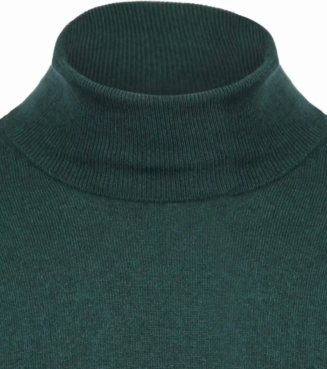 Suitable Ecotec Rollkragenpullover Dunkelgrün - Größe M günstig online kaufen