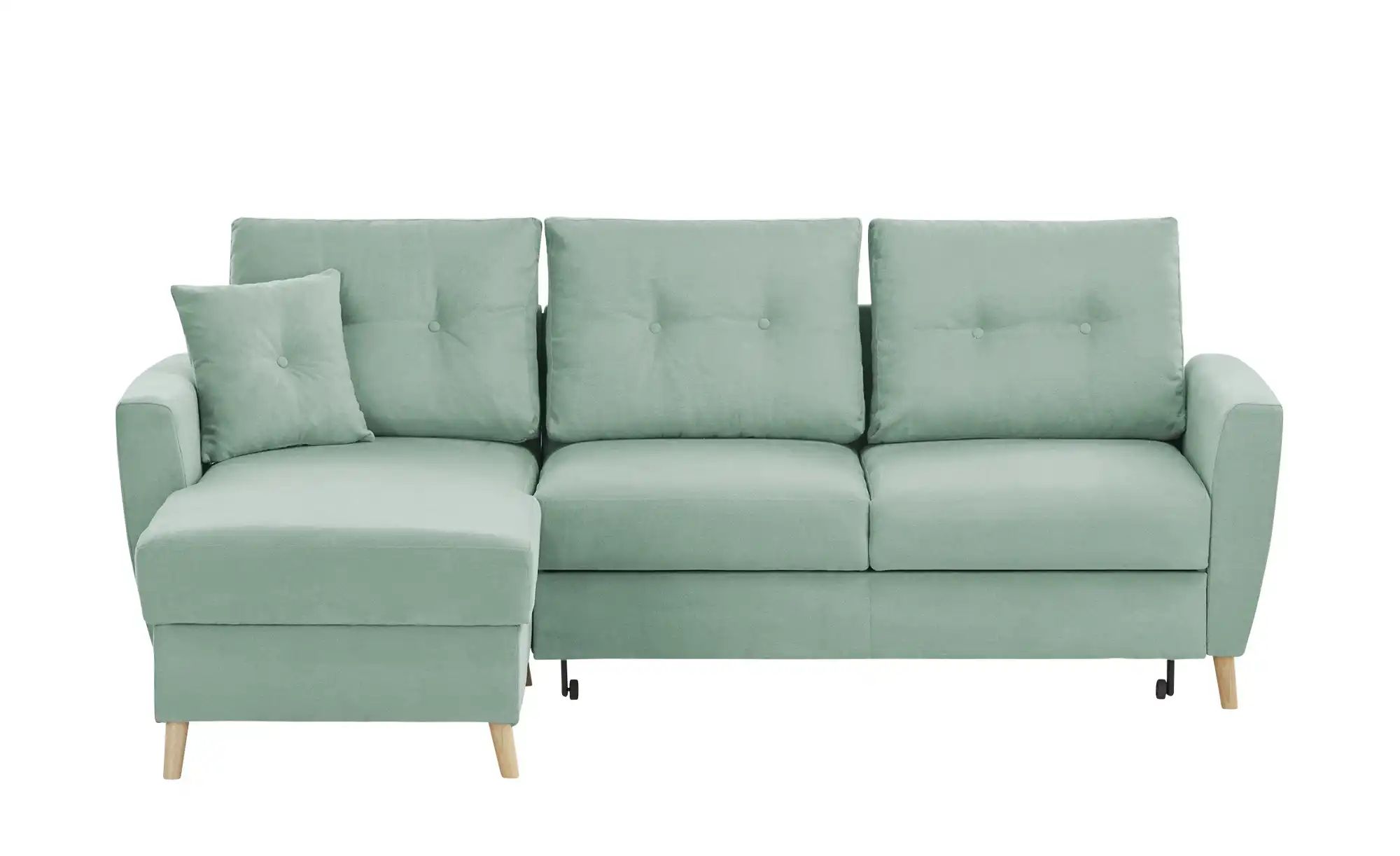 Ecksofa  Carla ¦ grün ¦ Maße (cm): B: 230 H: 93 T: 159 Polstermöbel > Sofas günstig online kaufen