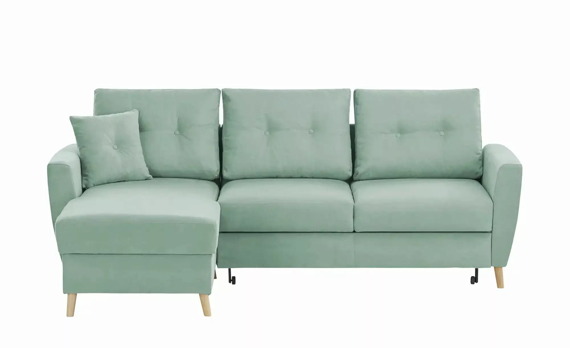 Ecksofa  Carla ¦ grün ¦ Maße (cm): B: 230 H: 93 T: 159 Polstermöbel > Sofas günstig online kaufen