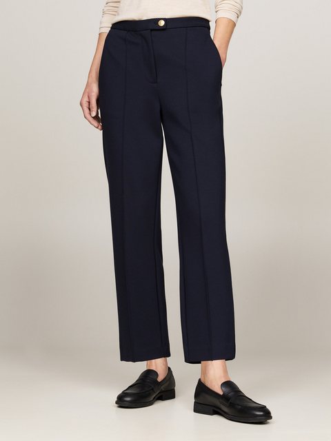 Tommy Hilfiger Webhose PUNTO SLIM STRAIGHT PANT mit Tommy Hilfiger Flagge günstig online kaufen