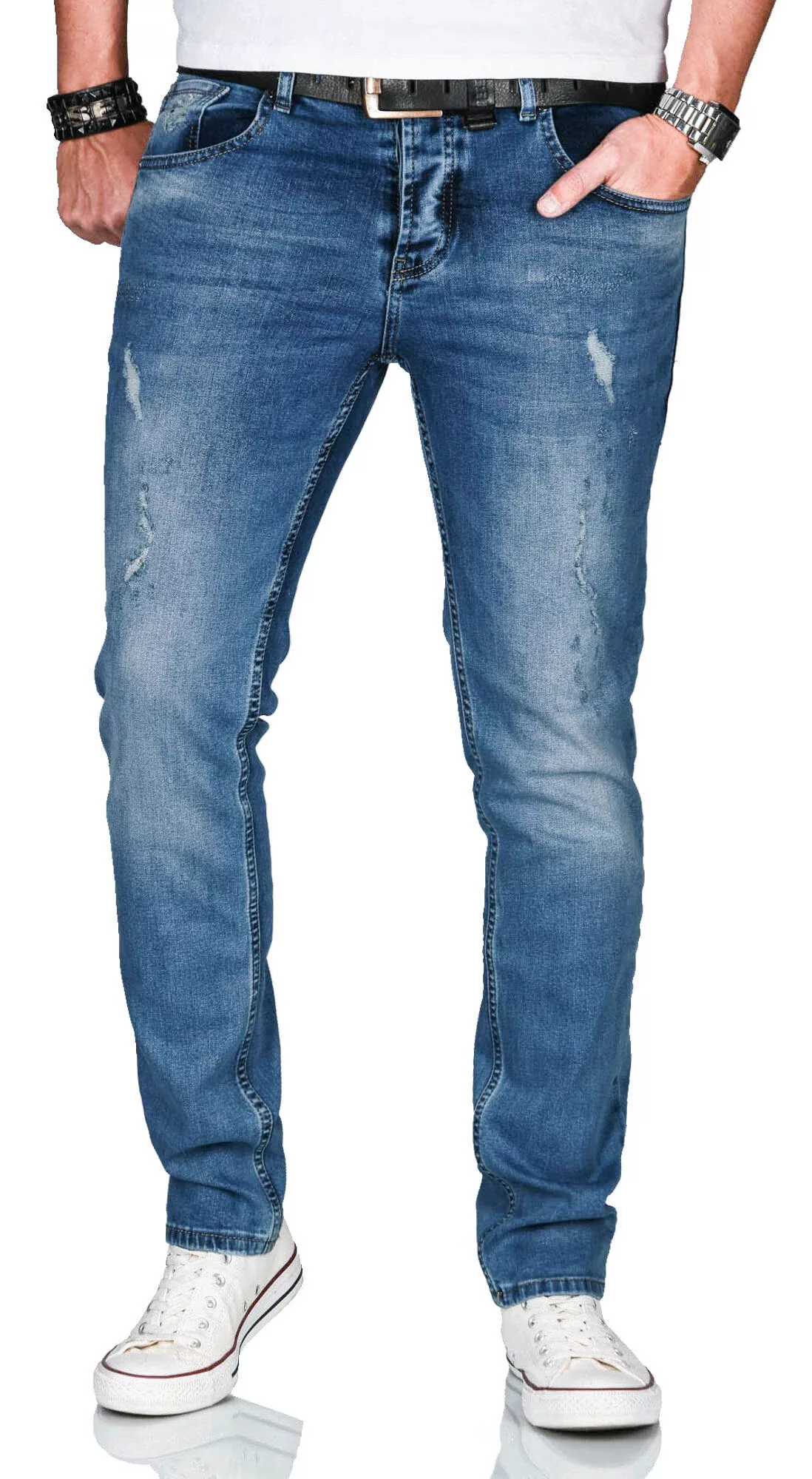 Alessandro Salvarini Straight-Jeans ASCatania mit used look Effekt und mit günstig online kaufen