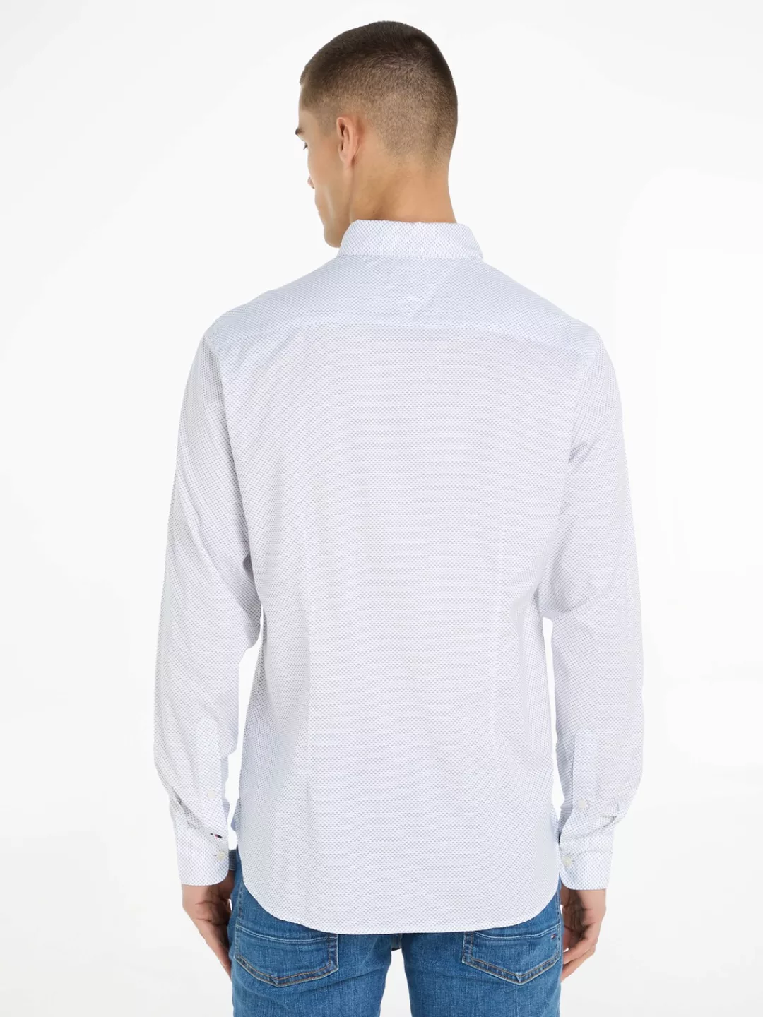 Tommy Hilfiger Langarmhemd FLEX MINI PRINT SF SHIRT günstig online kaufen