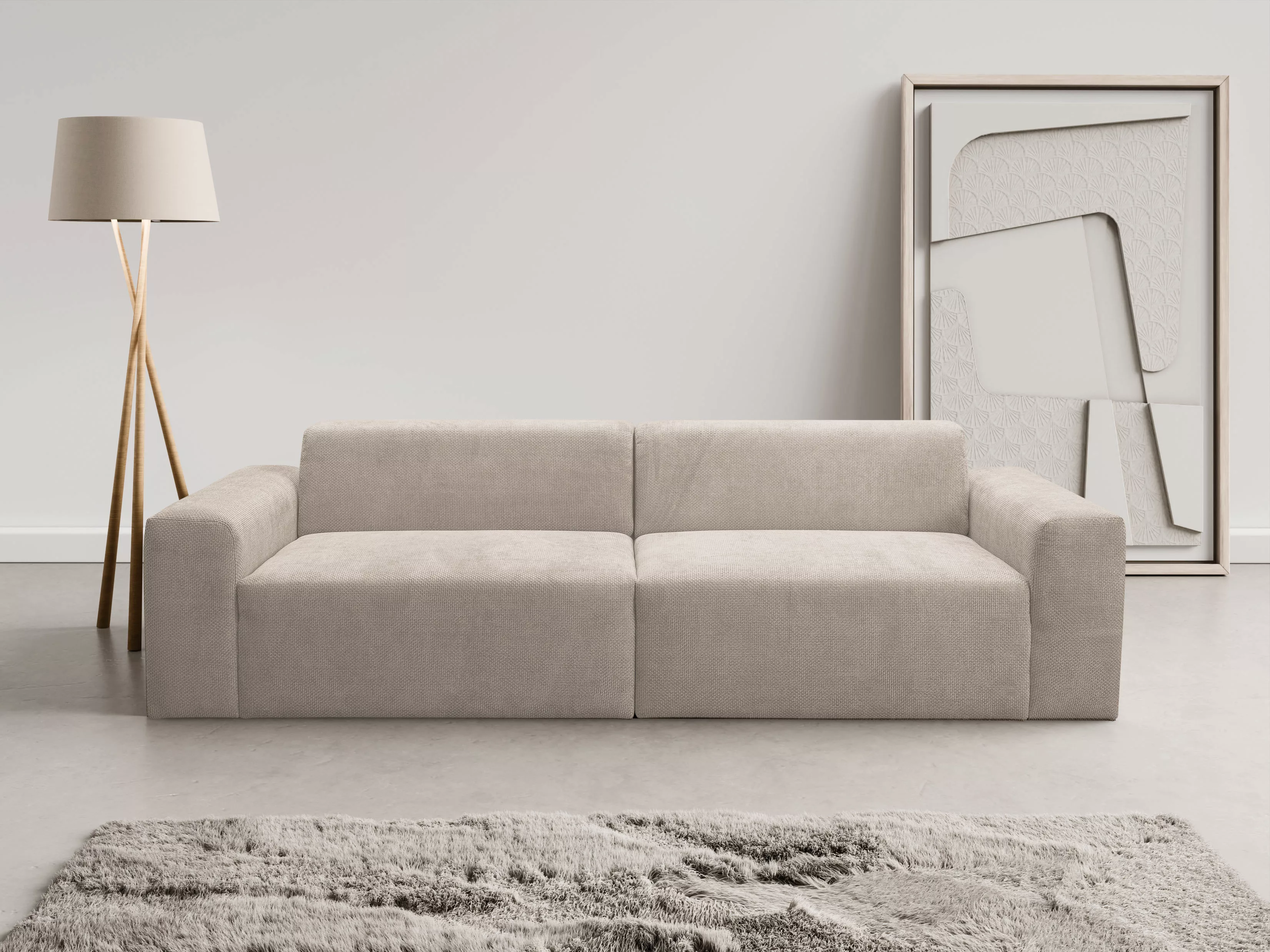 WERK2 Sofa »Zeus 3-Sitzer, Big-Sofa, Breite 256cm, Tiefe 105cm, modern und günstig online kaufen