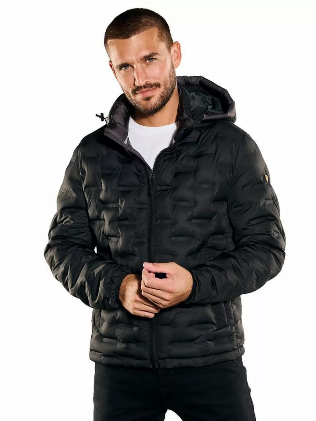 emilio adani Kurzjacke Steppjacke mit abnehmbarer Kapuze günstig online kaufen