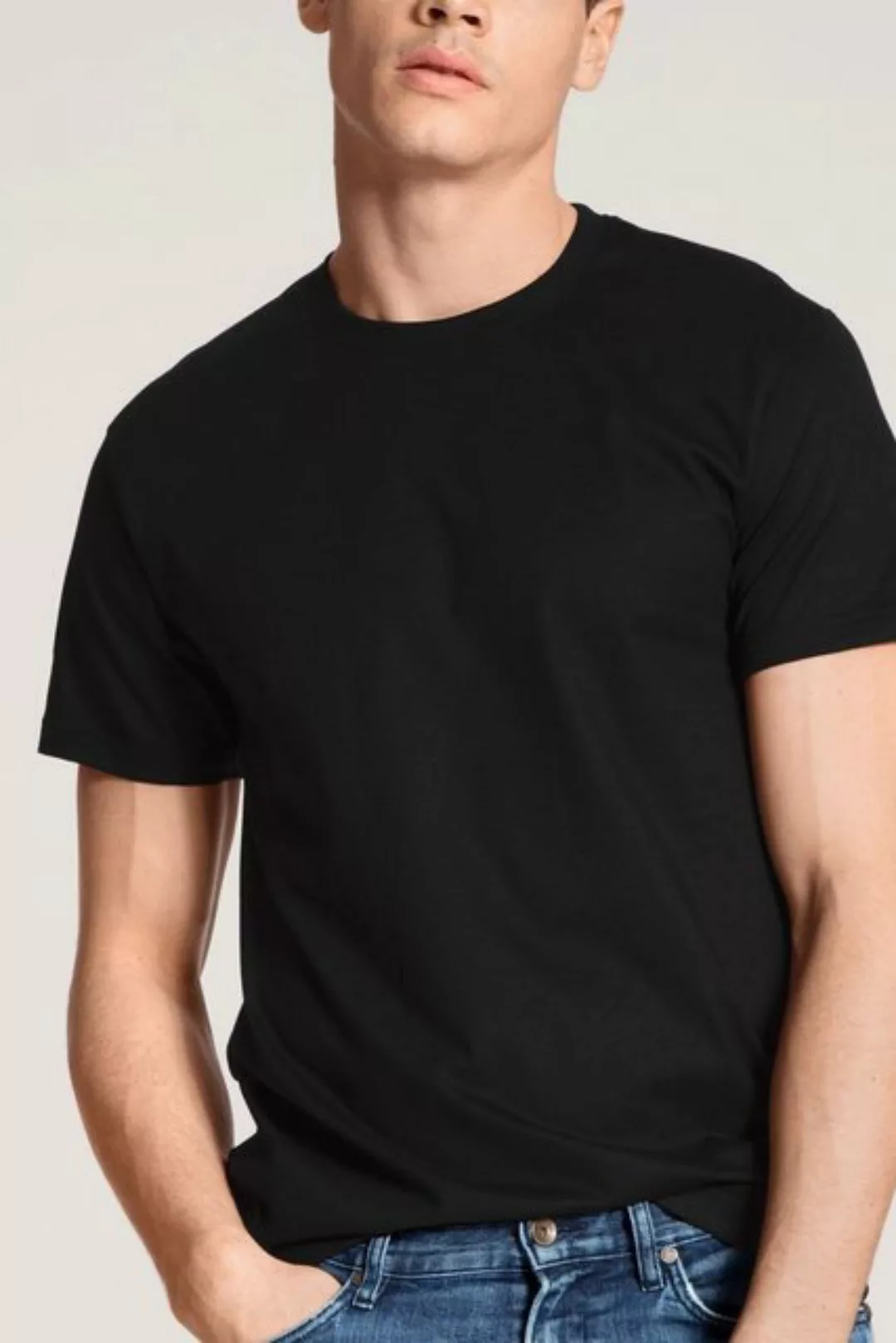CALIDA T-Shirt Natural Benefit (2er Pack) enganliegendes Kurzarmshirt, Mode günstig online kaufen