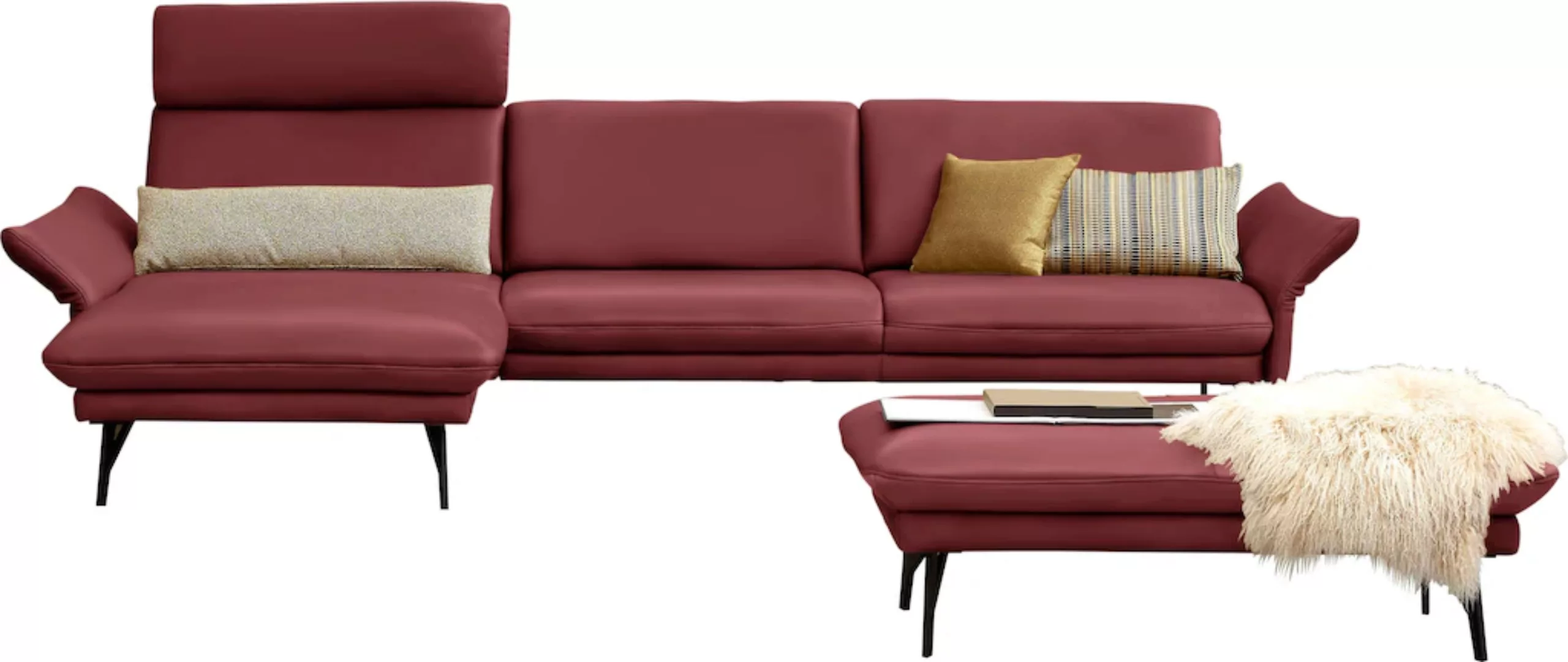 himolla Ecksofa "1928", (Sofa mit oder ohne Hocker auswählen), ohne Hocker, günstig online kaufen