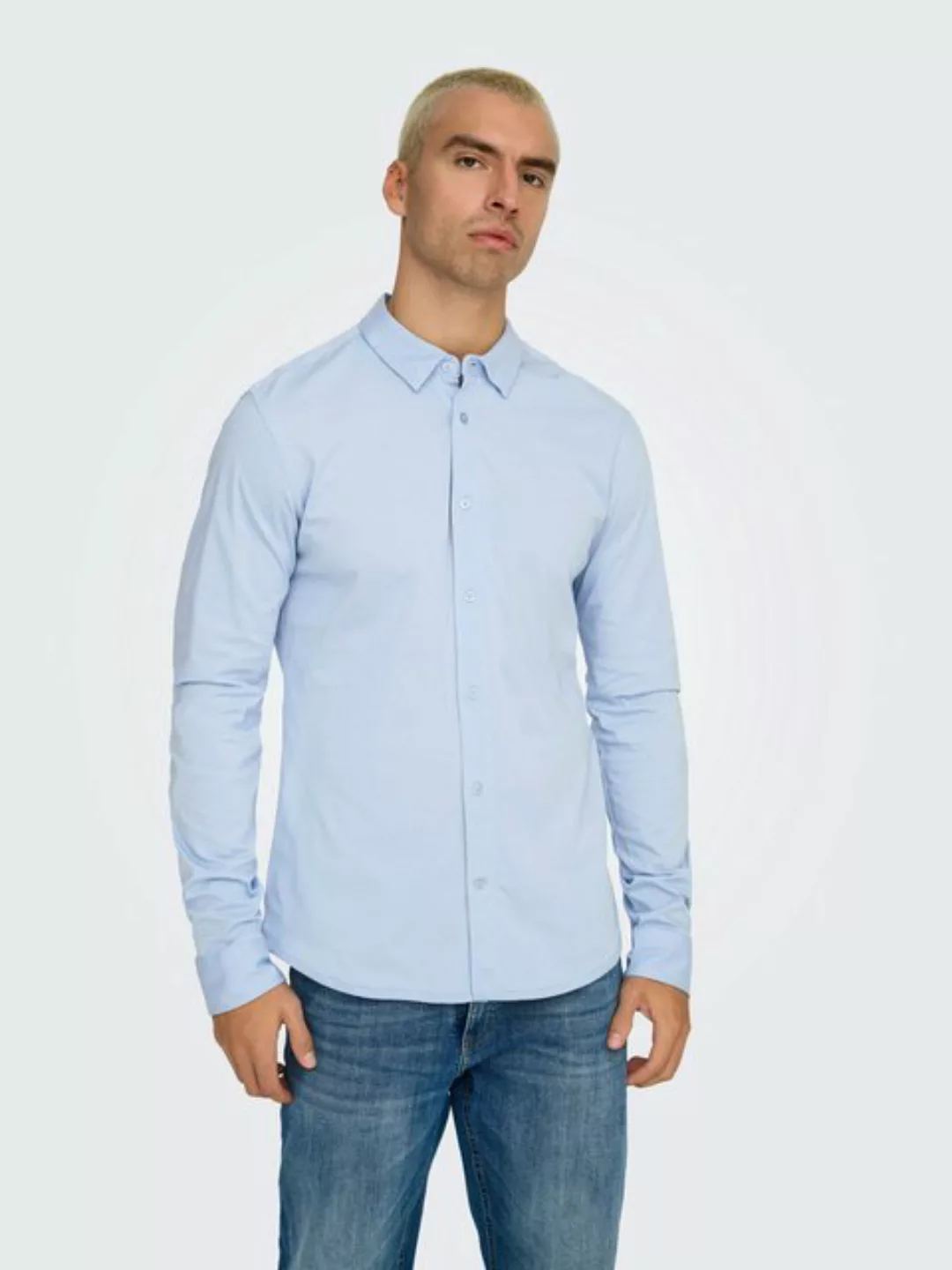 ONLY & SONS Langarmhemd ONSROBIN B/U LS STRETCH SHIRT NOOS günstig online kaufen