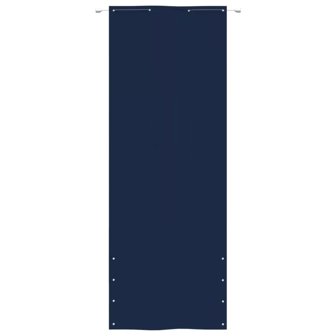 Vidaxl Balkon-sichtschutz Blau 80x240 Cm Oxford-gewebe günstig online kaufen