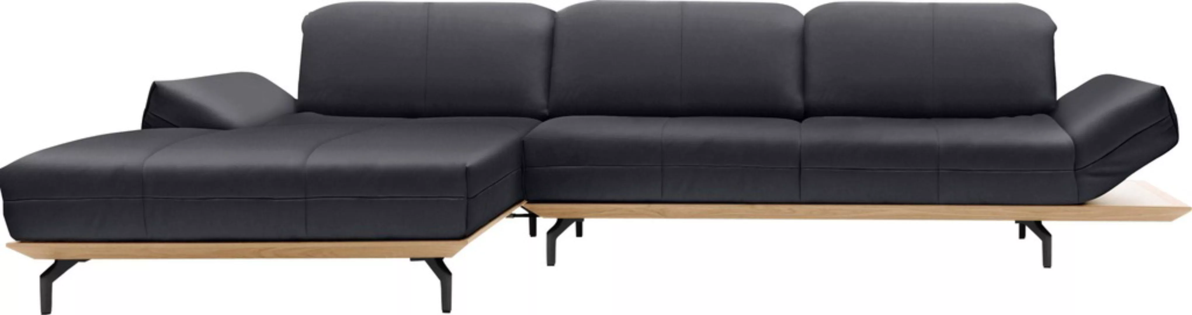 hülsta sofa Ecksofa »hs.420«, in 2 Qualitäten, Holzrahmen in Eiche Natur od günstig online kaufen